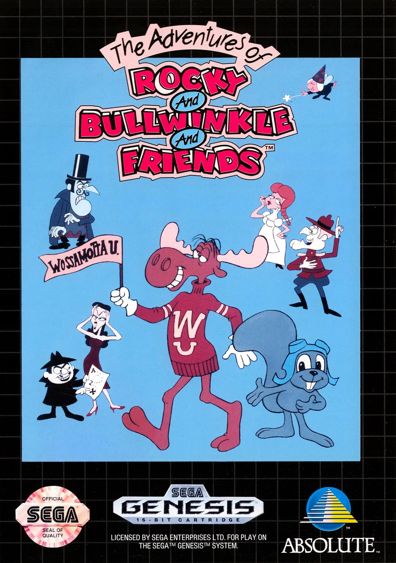 Capa de Adventures of Rocky and Bullwinkle and Friends