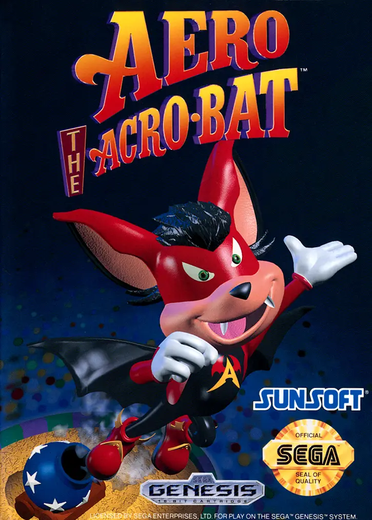 Capa de Aero the Acro-Bat
