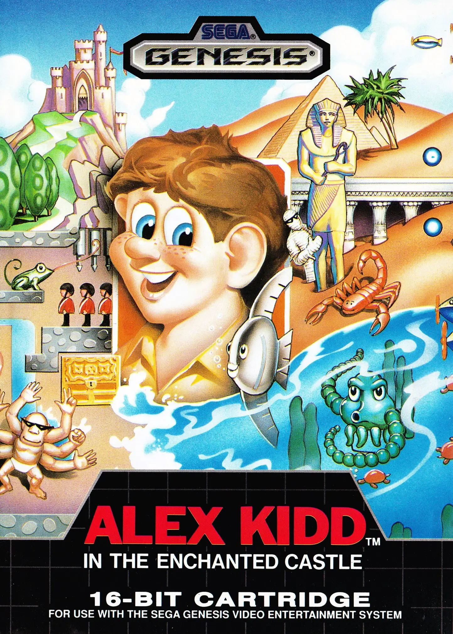 Capa de Alex Kidd in the Enchanted Castle