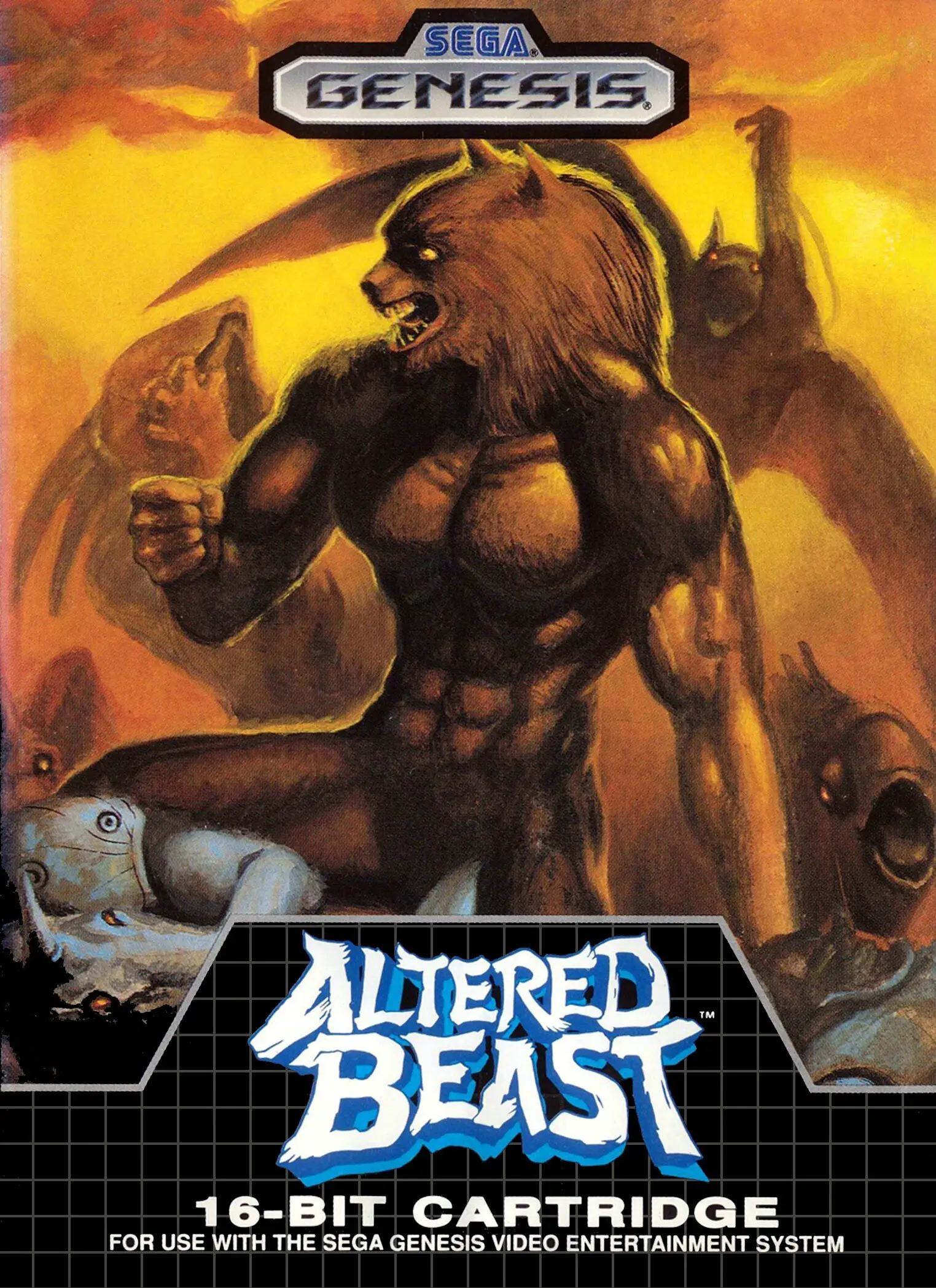 Capa de Altered Beast