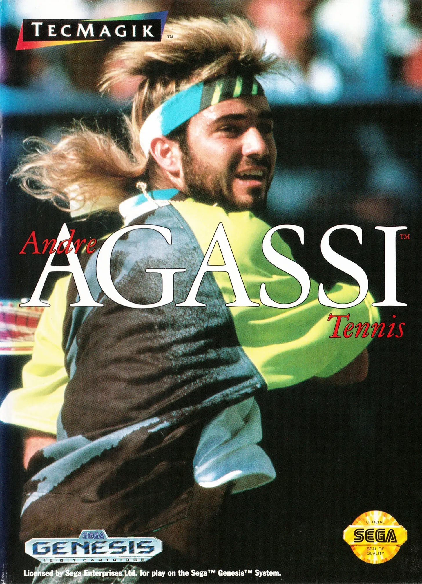 Capa de Andre Agassi Tennis