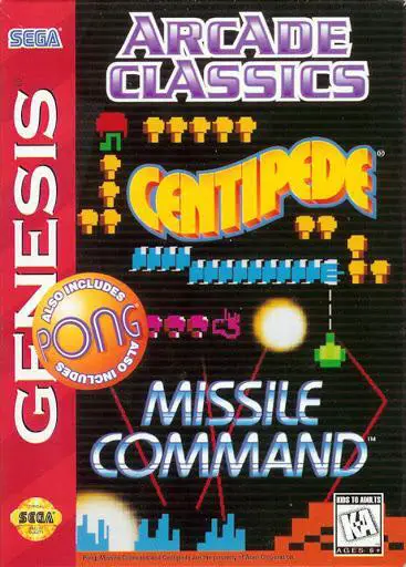Capa de Arcade Classics