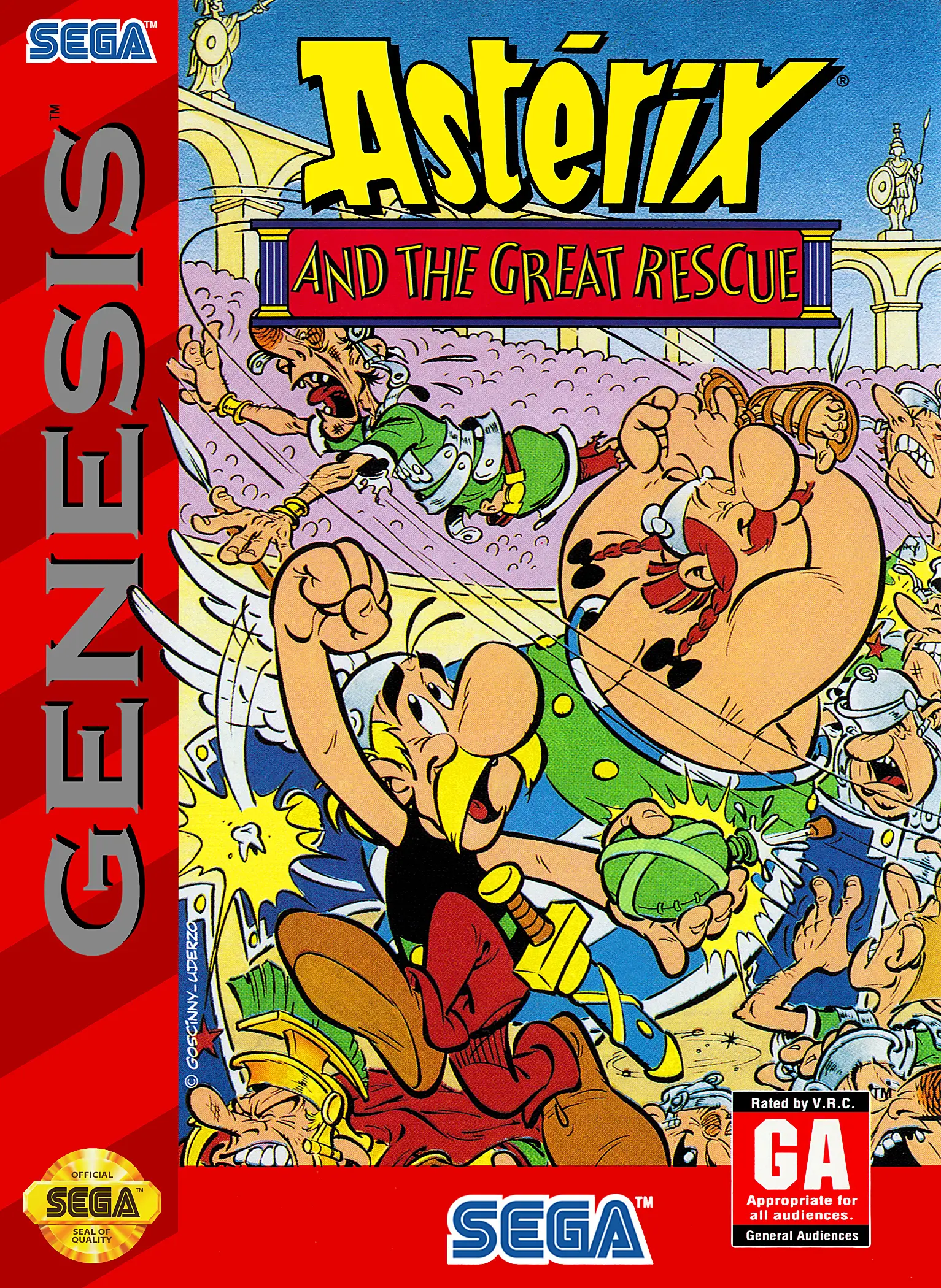 Capa de Asterix and the Great Rescue