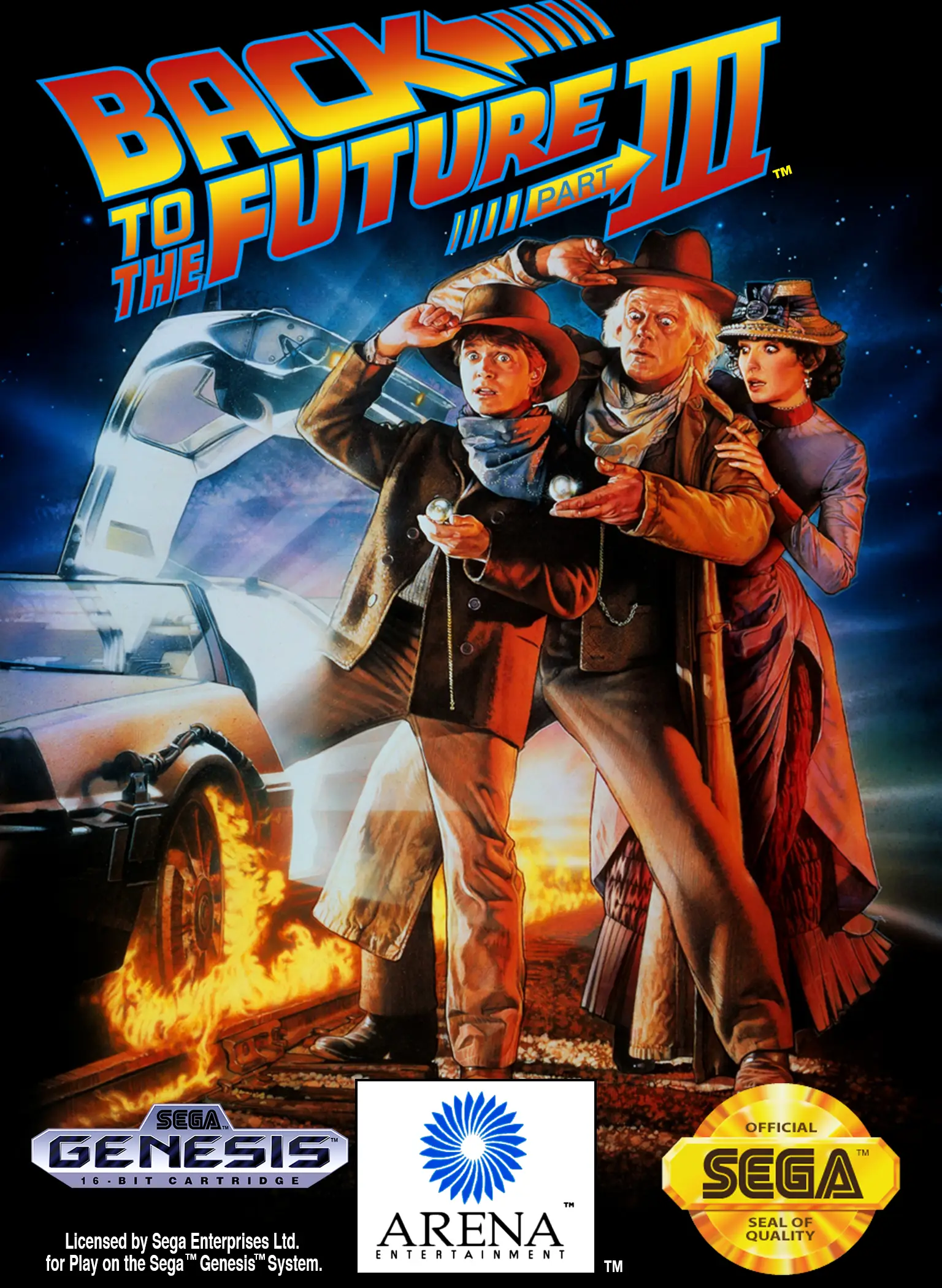 Capa de Back to the Future Part III