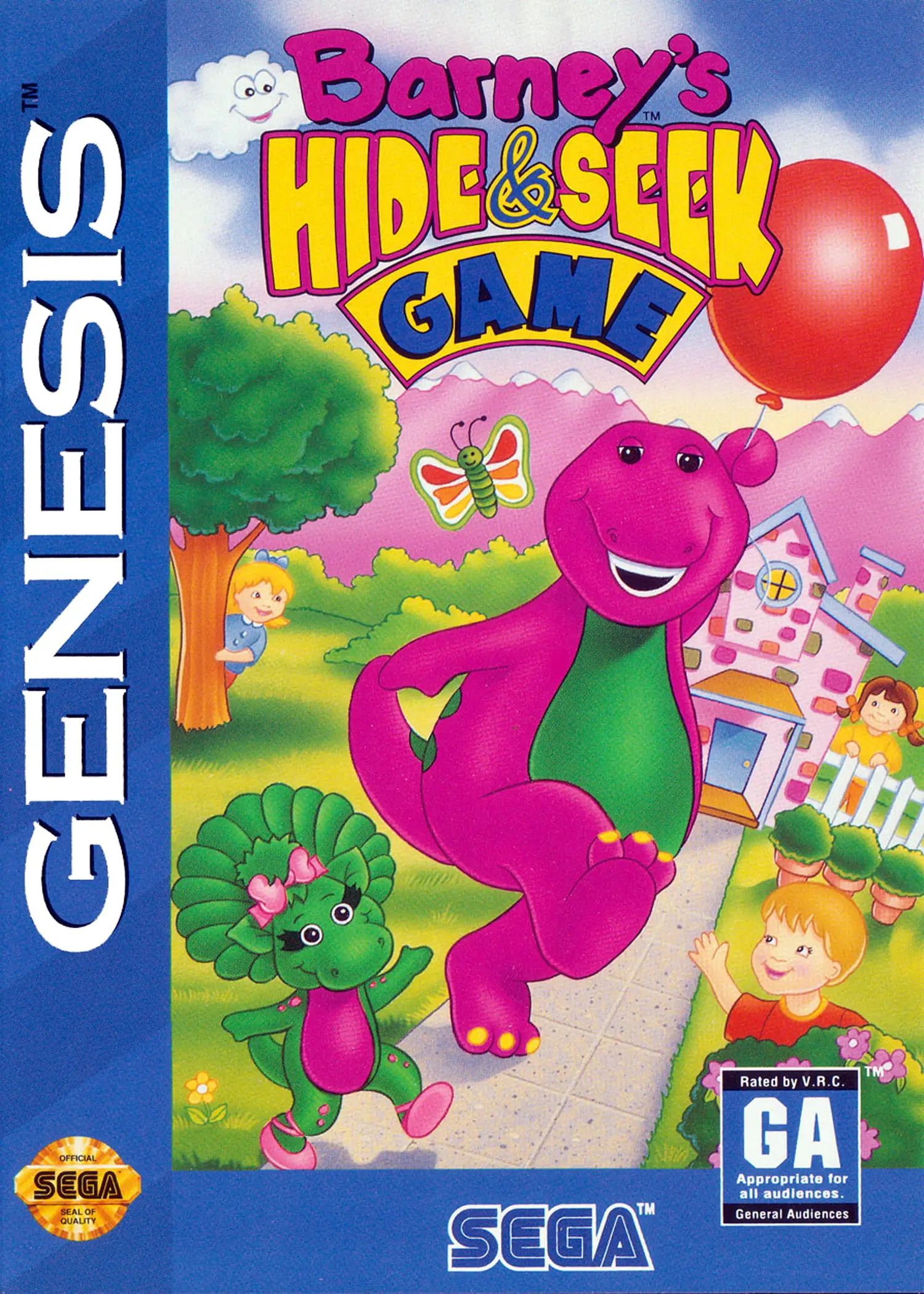 Capa de Barney's Hide & Seek Game