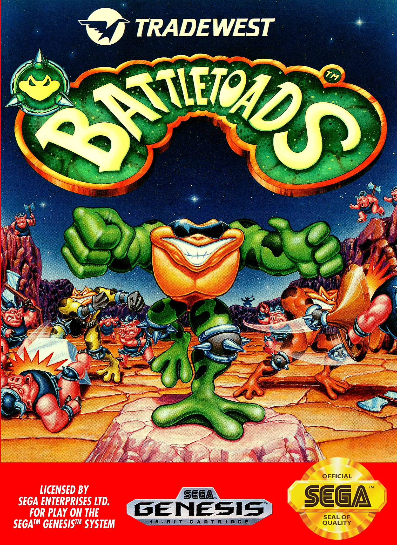 Capa de Battletoads