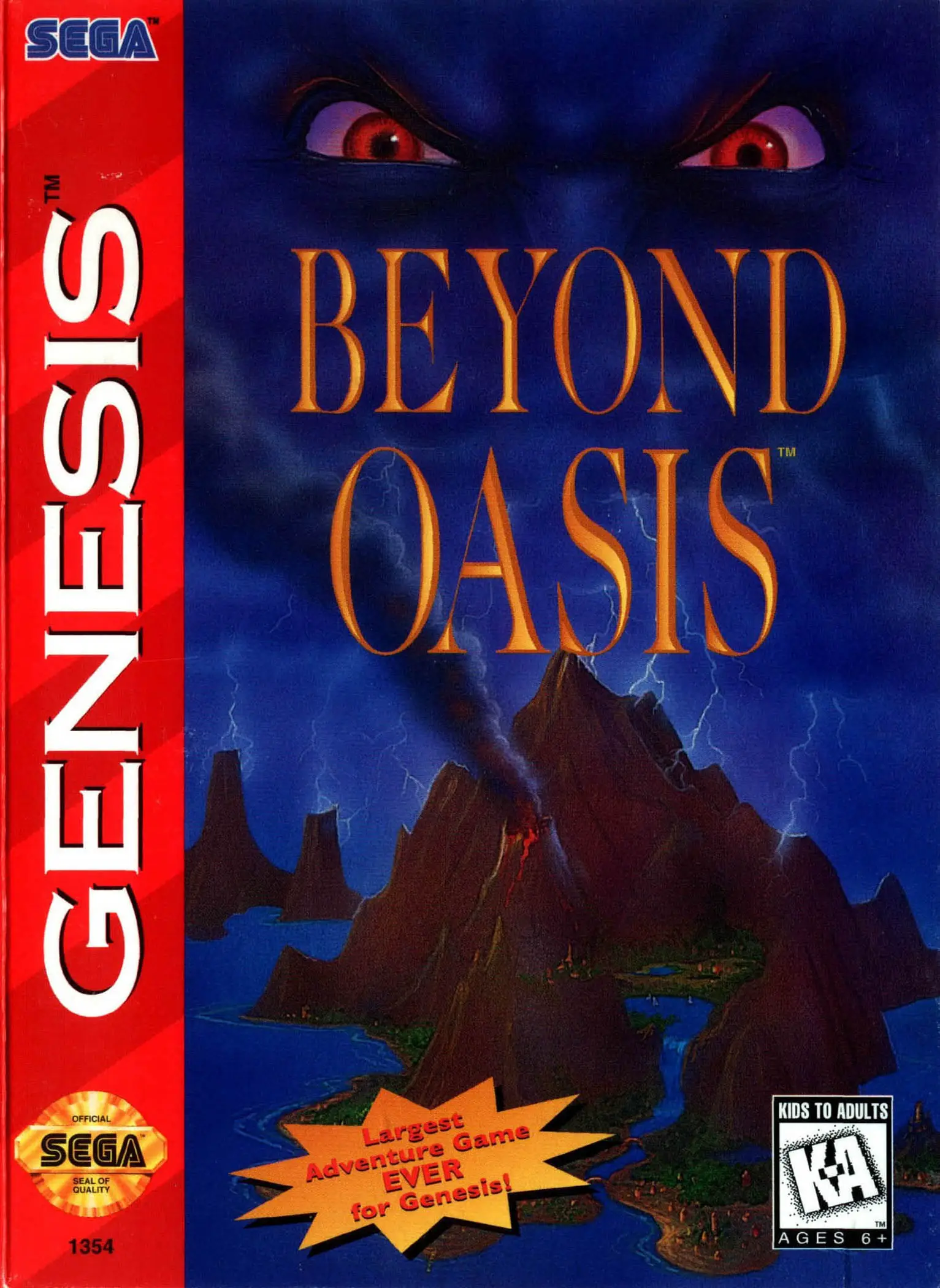 Capa de Beyond Oasis