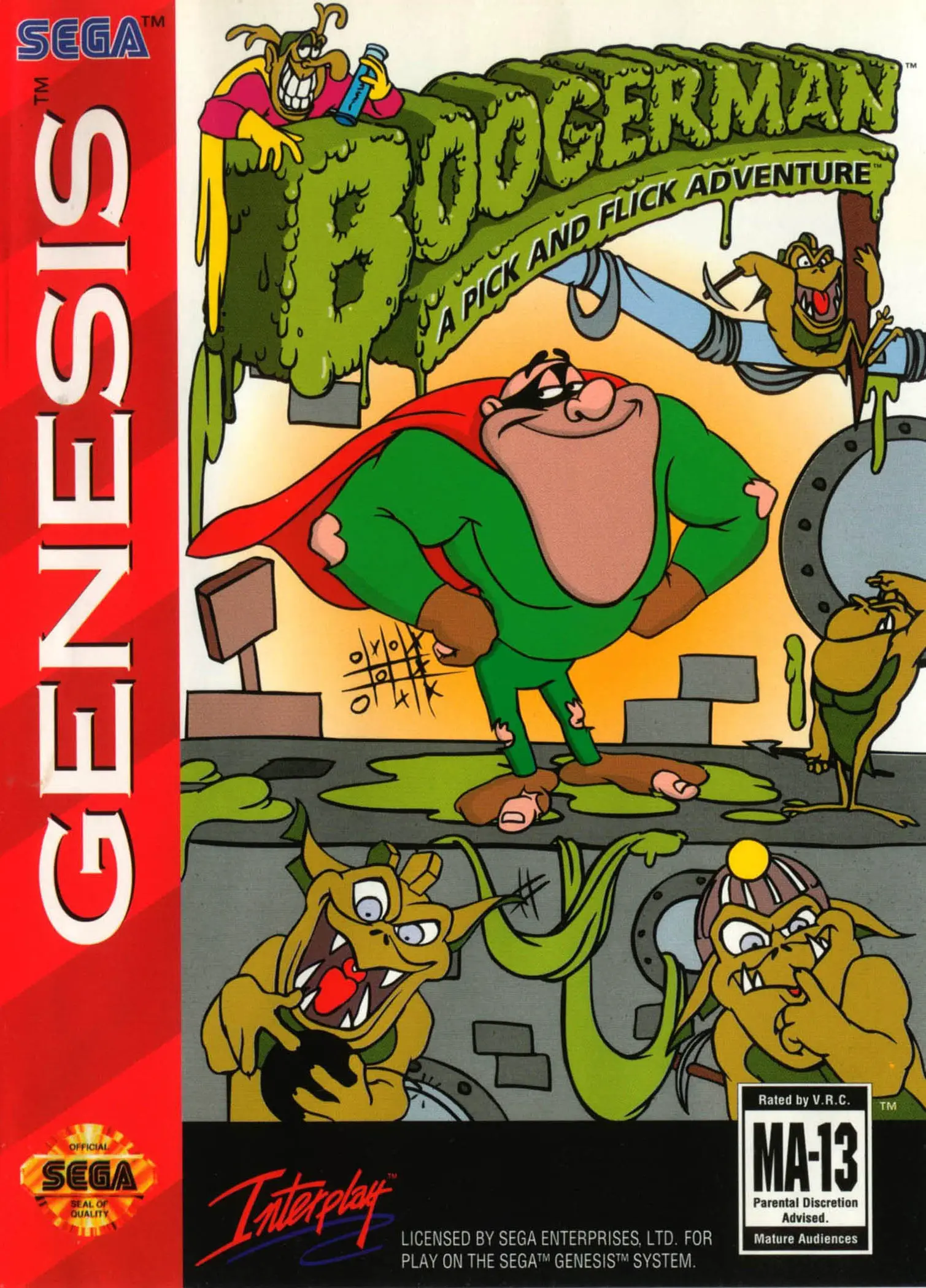 Capa de Boogerman: A Pick and Flick Adventure
