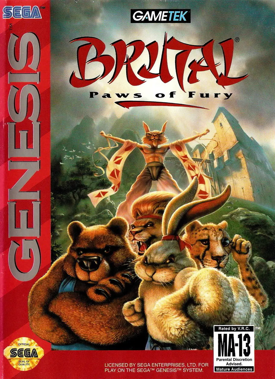 Capa de Brutal: Paws of Fury
