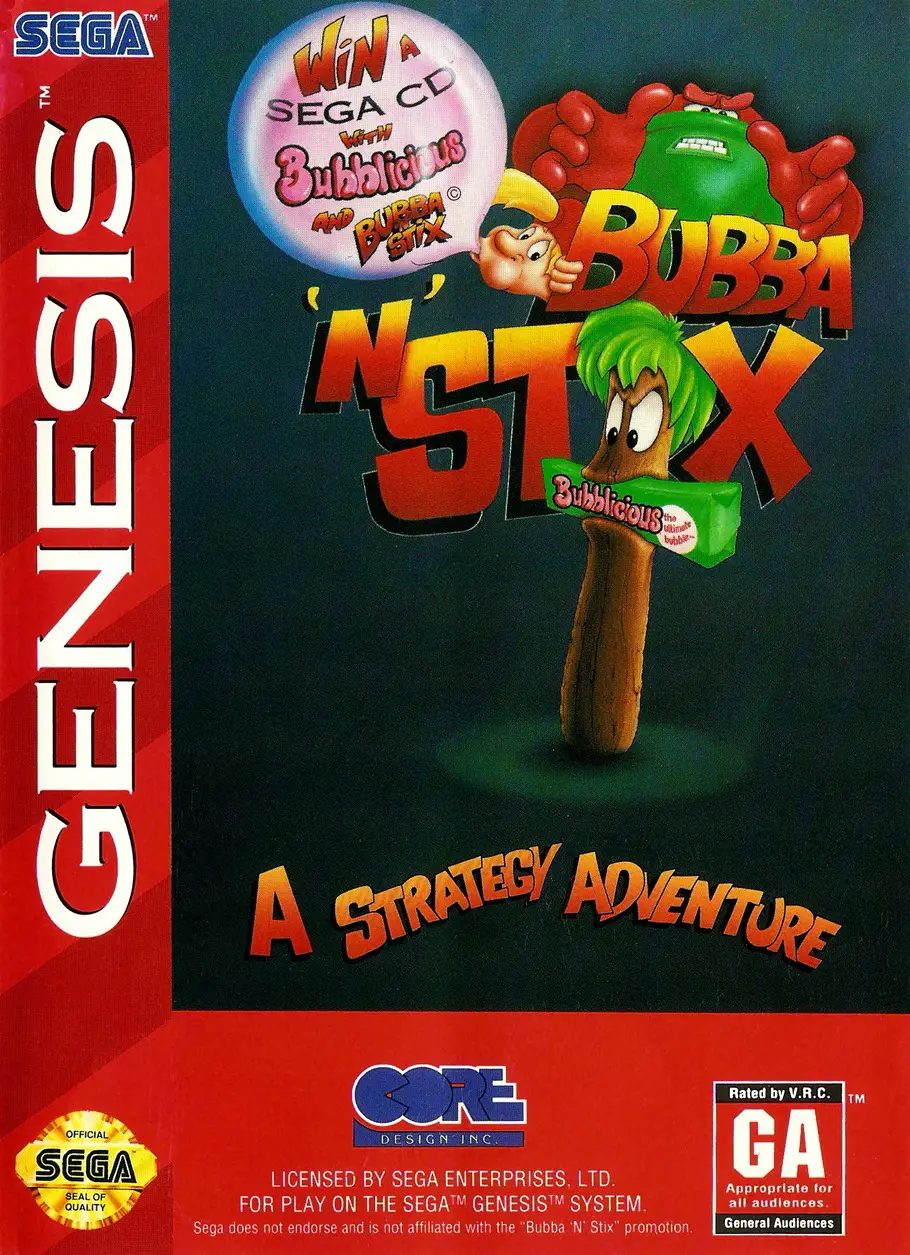 Capa de Bubba'n'Stix: A Strategy Adventure