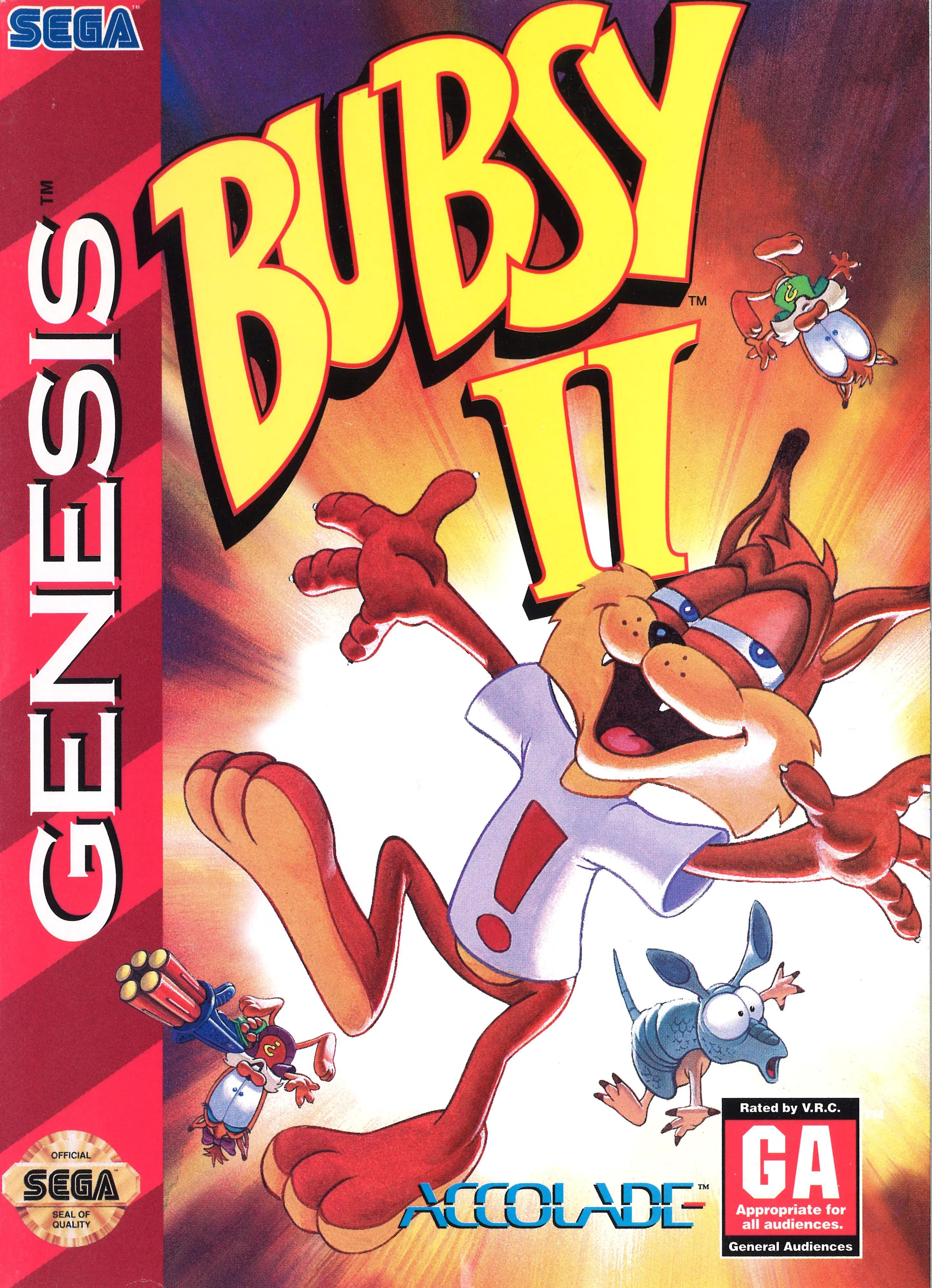 Capa de Bubsy II