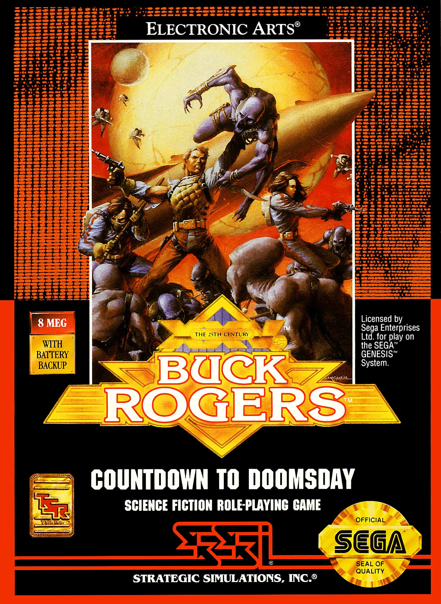 Capa de Buck Rogers: Countdown to Doomsday