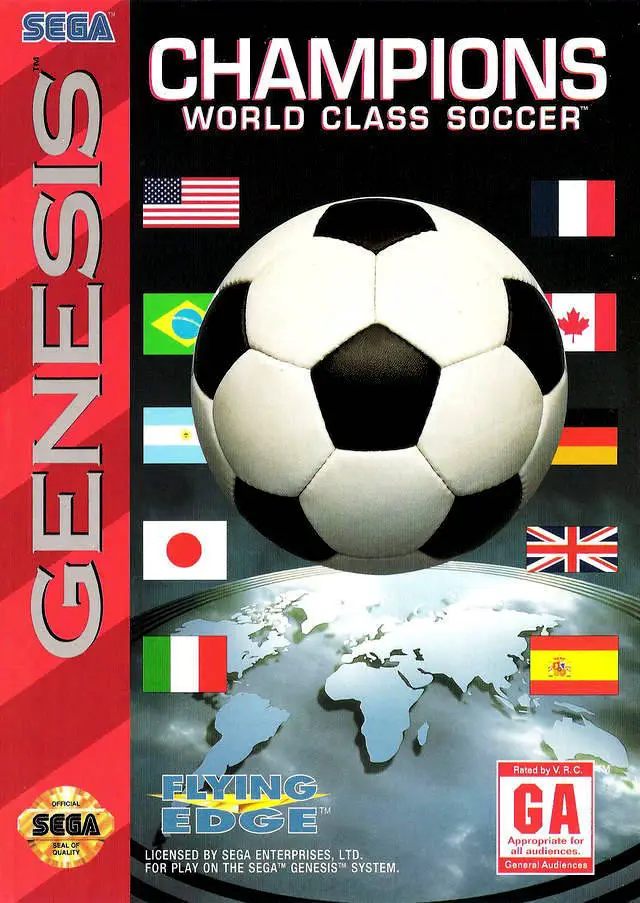 Capa de Champions World Class Soccer