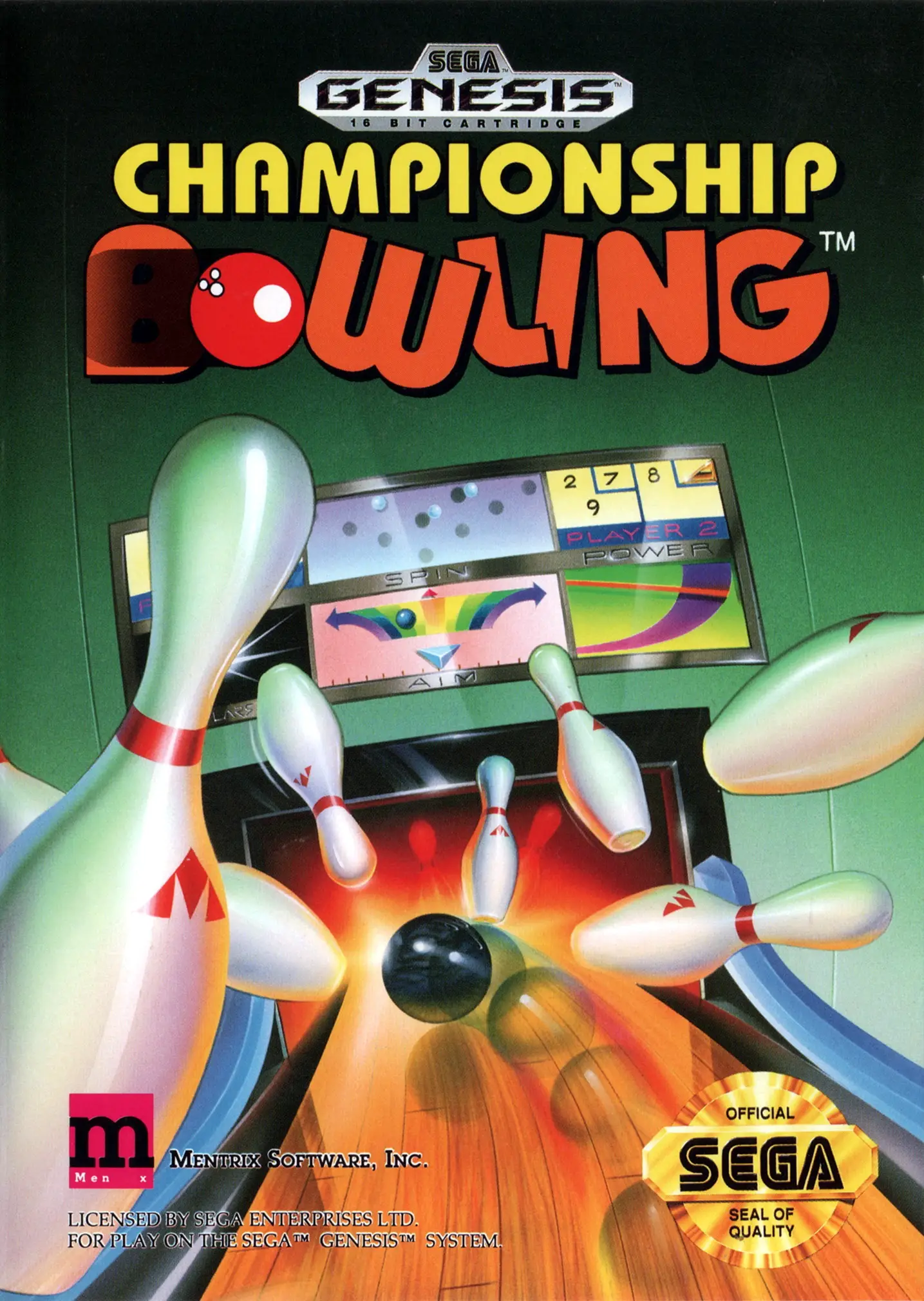 Capa de Championship Bowling
