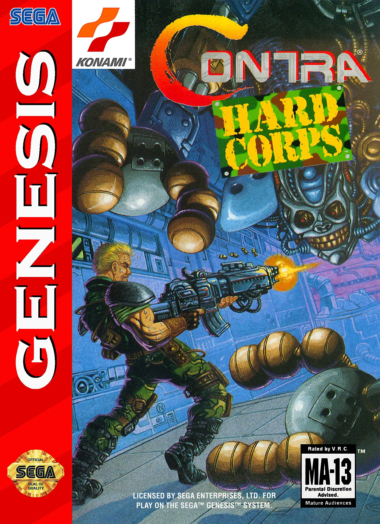 Capa de Contra: Hard Corps