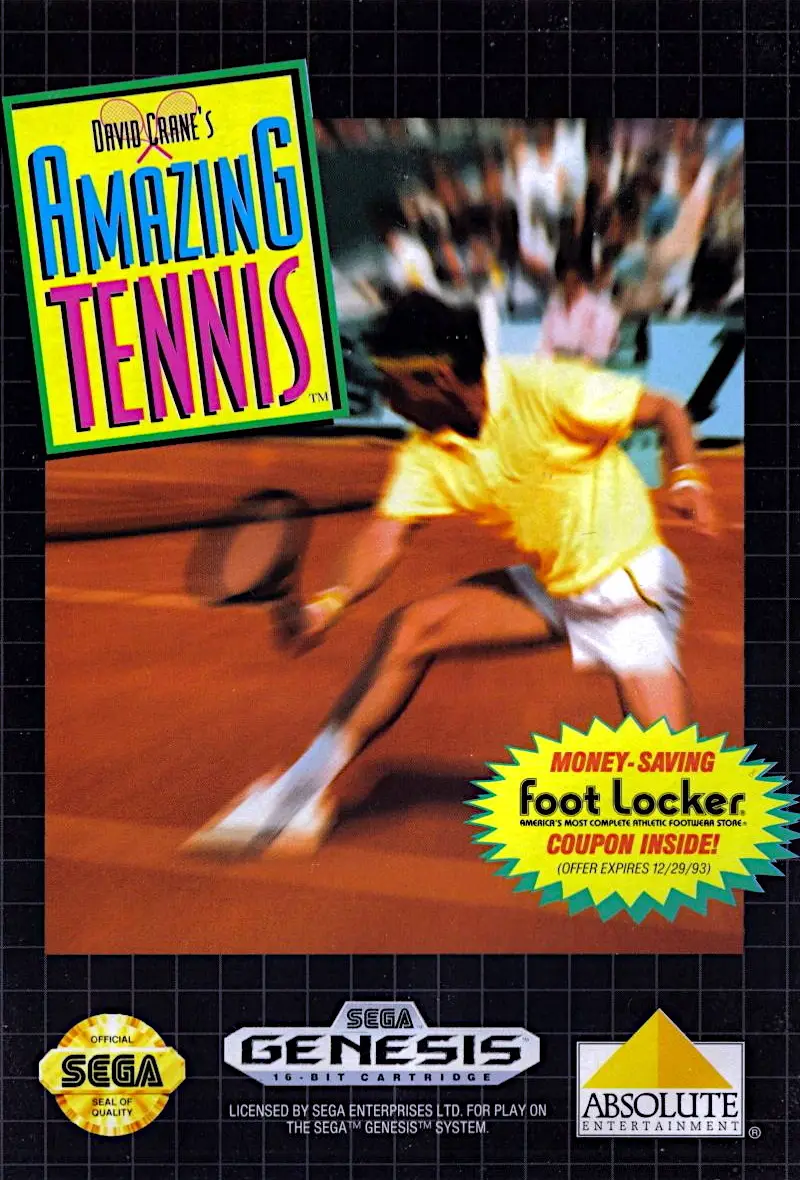 Capa de David Crane's Amazing Tennis