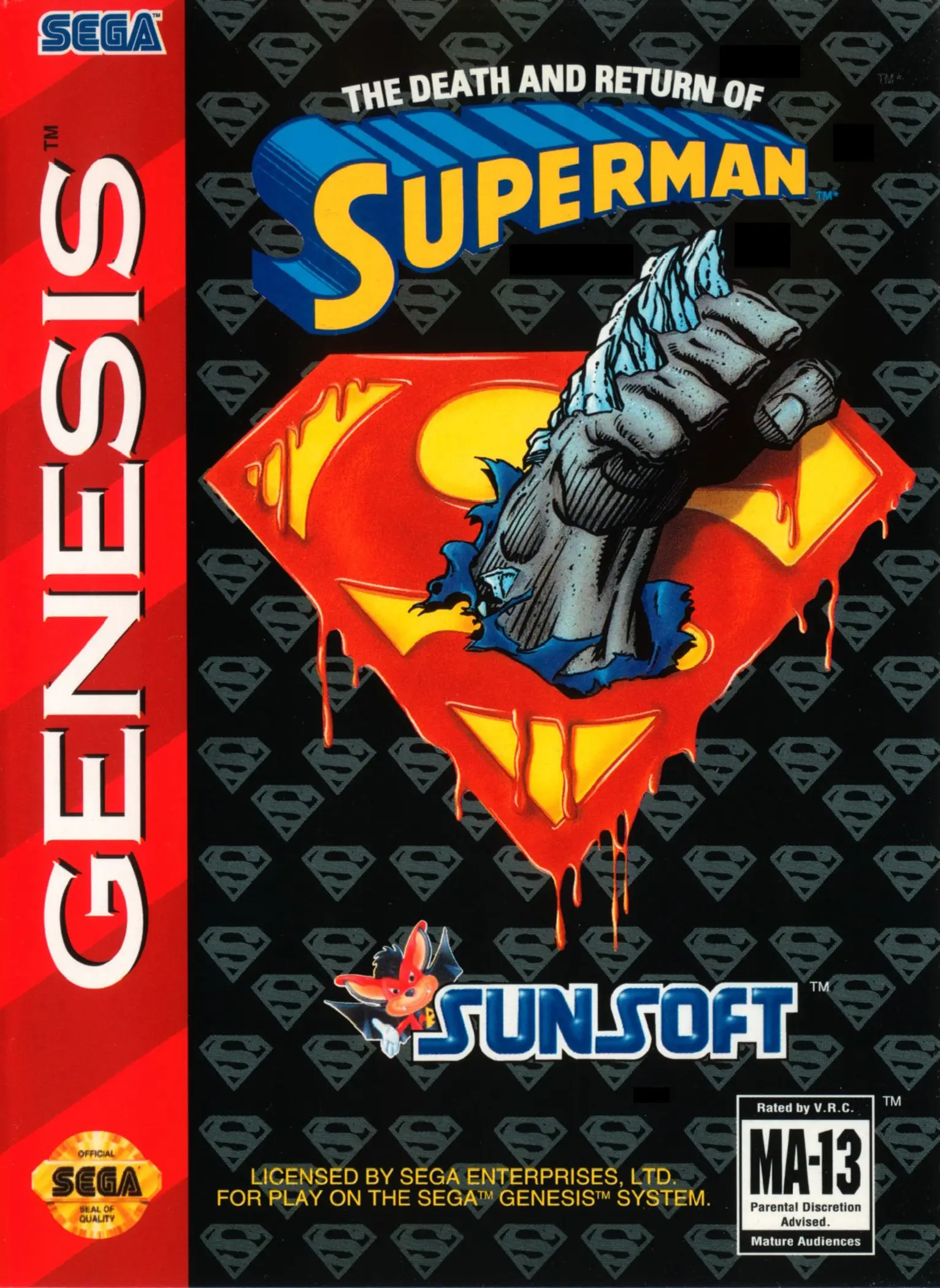 Capa de Death and Return of Superman