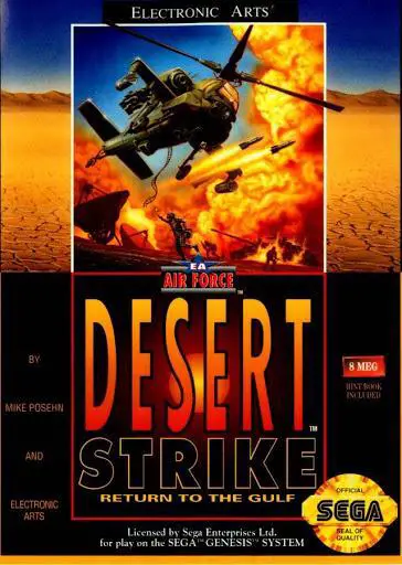 Capa de Desert Strike: Return to the Gulf