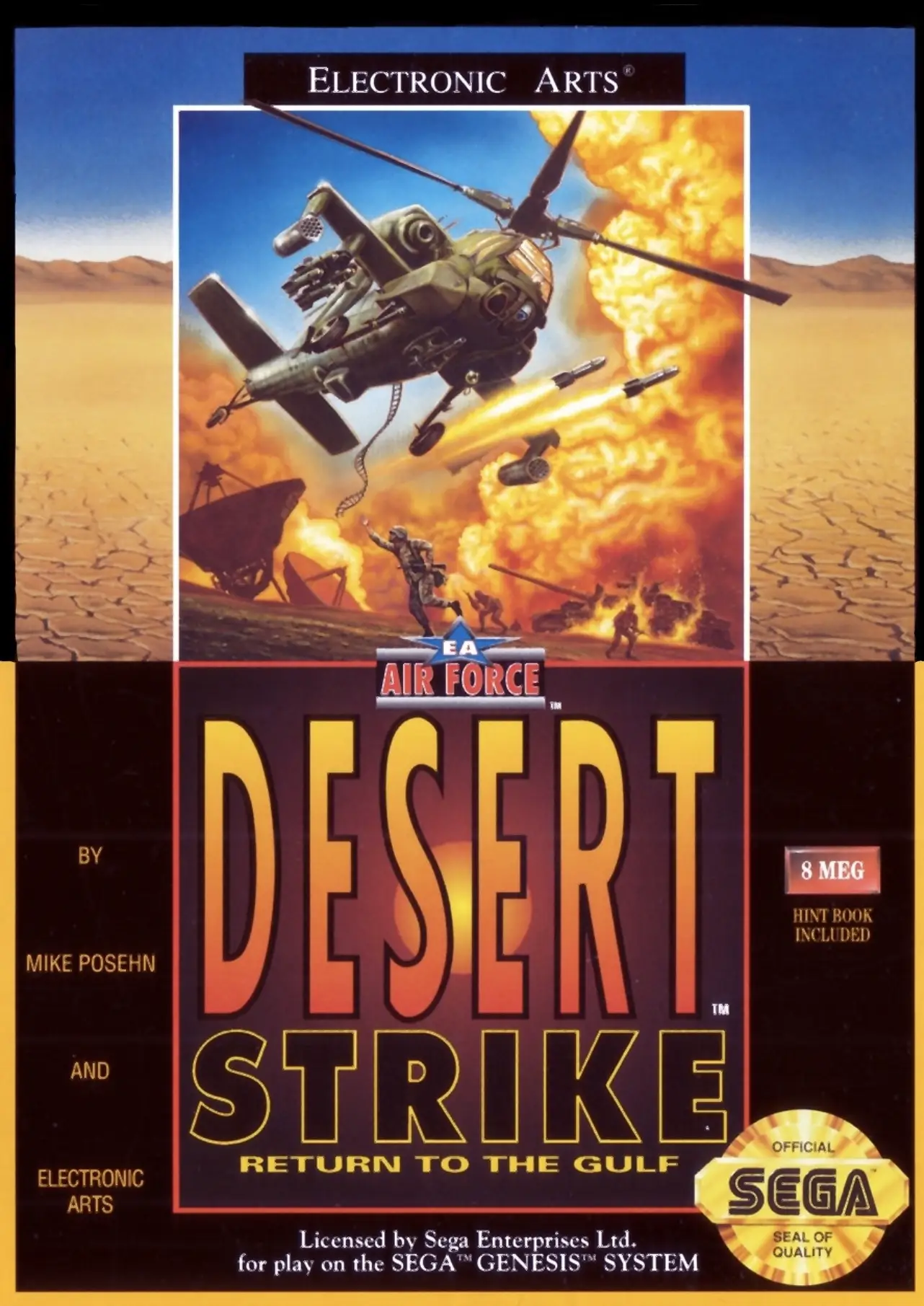 Capa de Desert Strike: Return to the Gulf