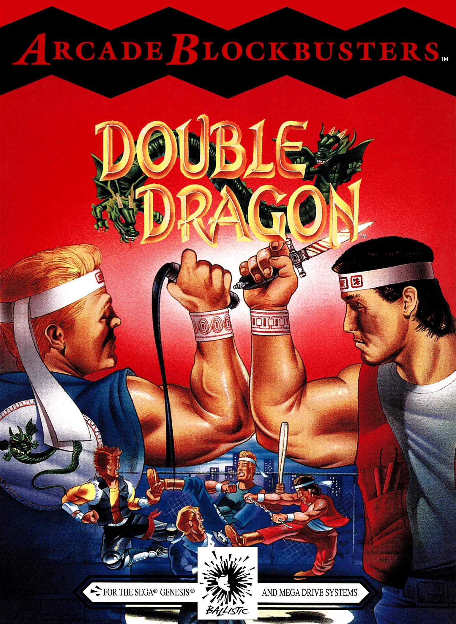 Capa de Double Dragon