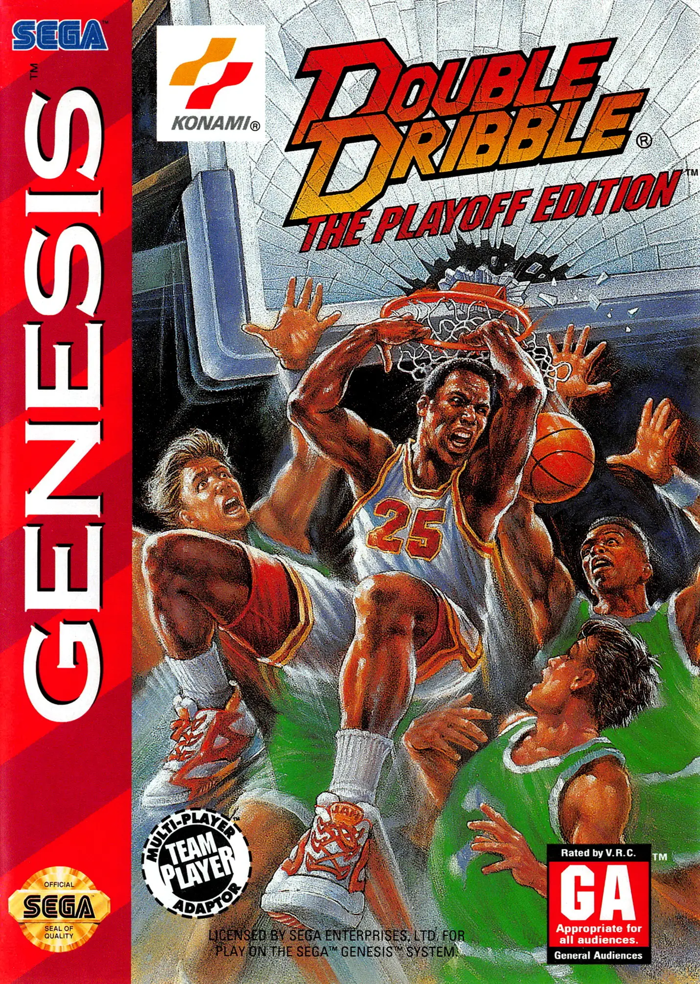 Capa de Double Dribble: The Playoff Edition