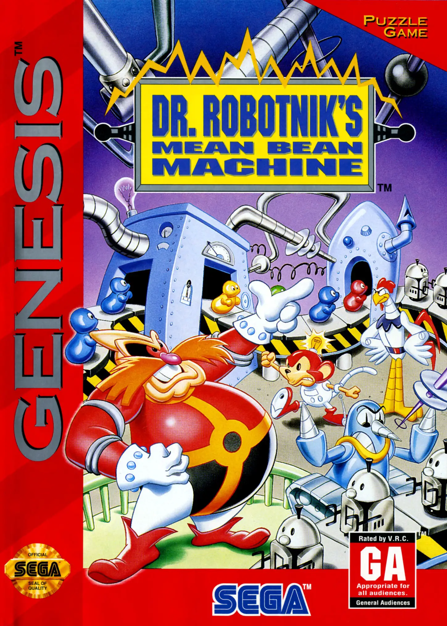 Capa de Dr. Robotnik's Mean Bean Machine