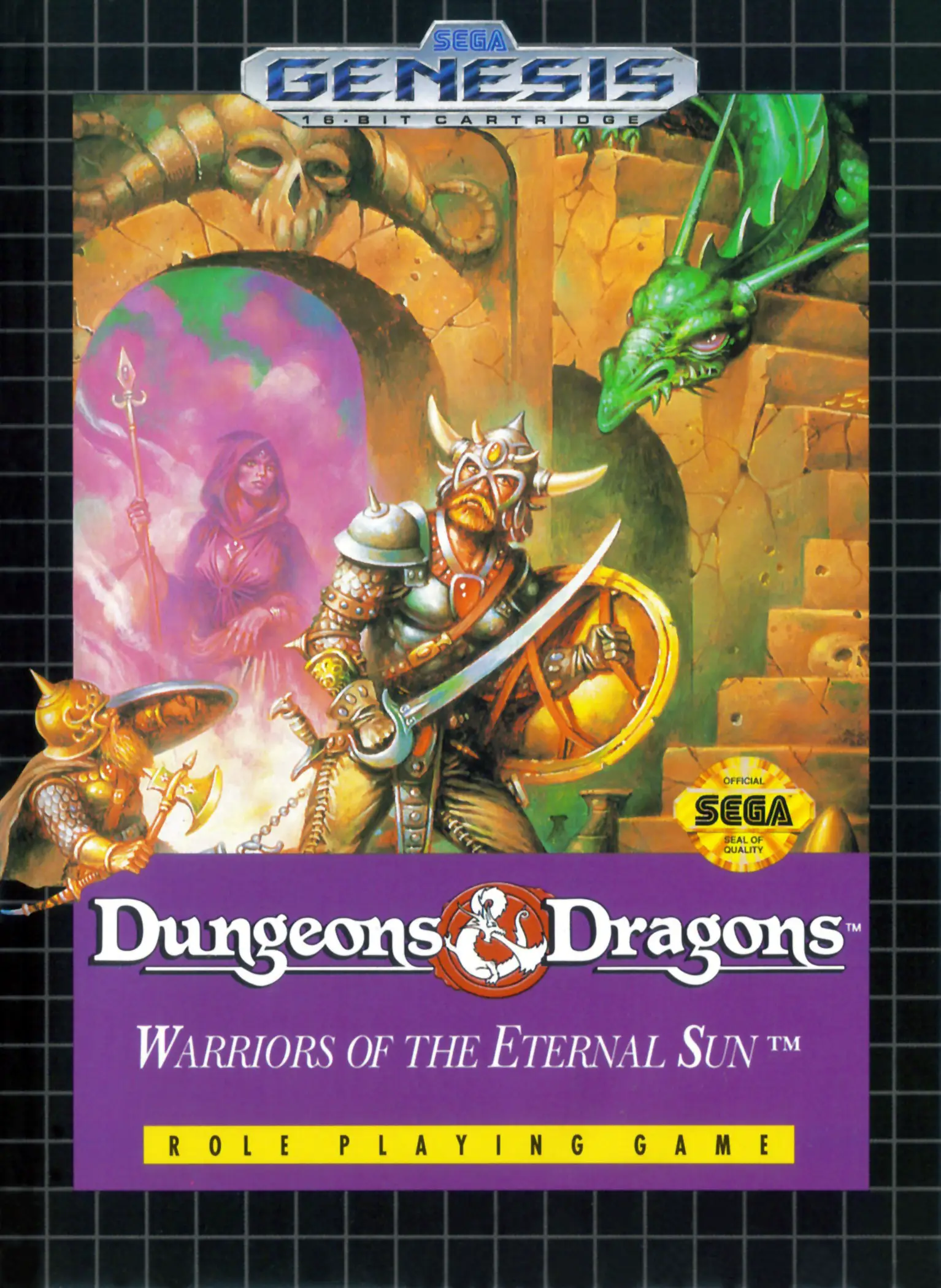 Capa de Dungeons & Dragons: Warriors of the Eternal Sun