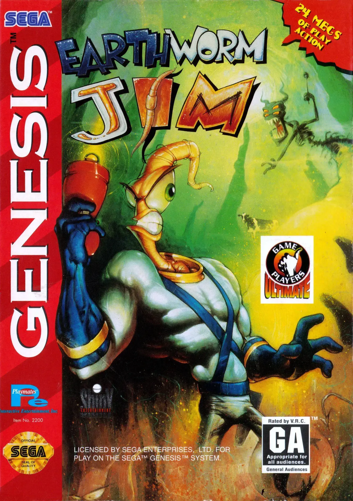 Capa de Earthworm Jim