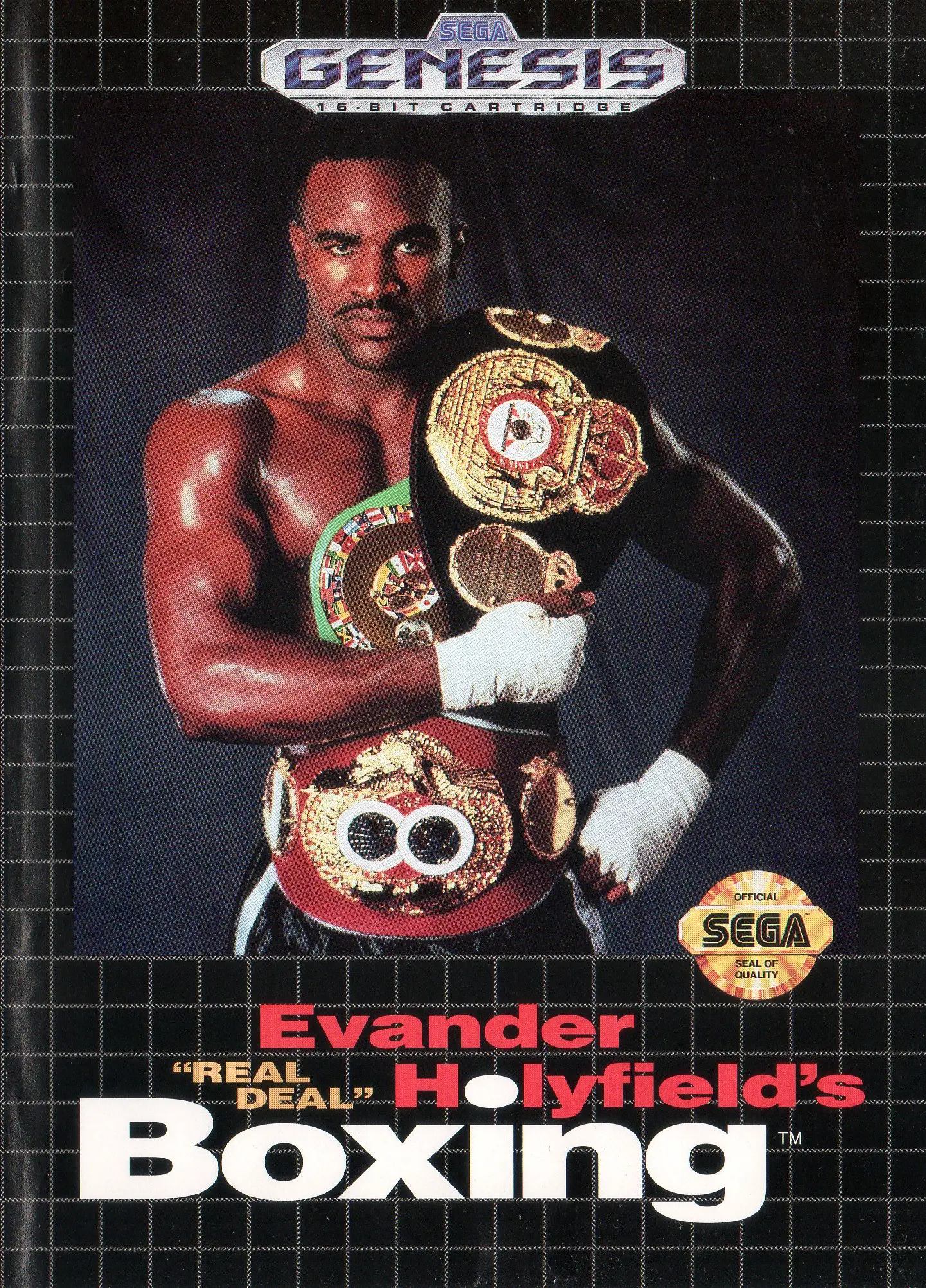 Capa de Evander "Real Deal" Holyfield's Boxing