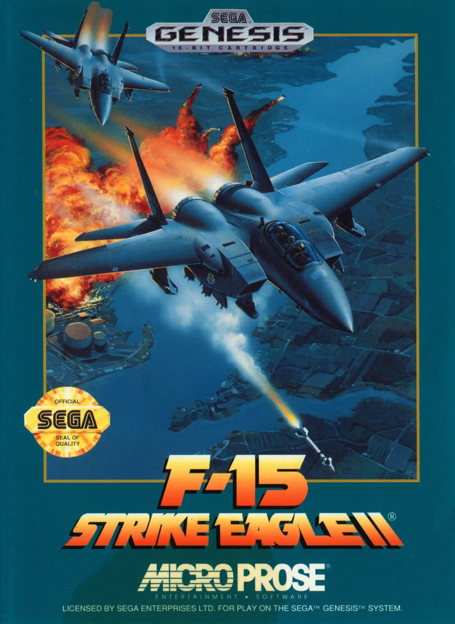 Capa de F-15 Strike Eagle II