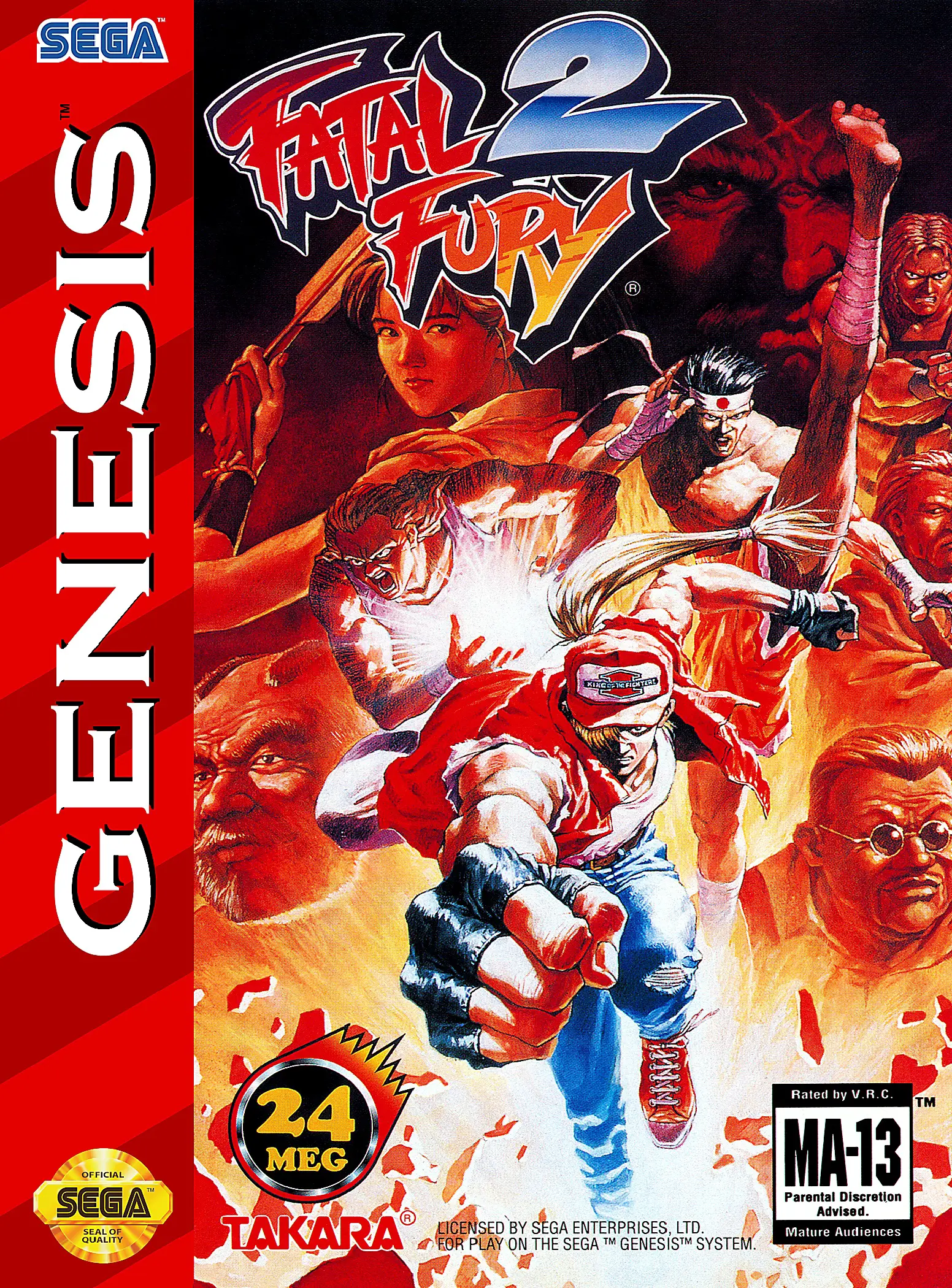 Capa de Fatal Fury 2