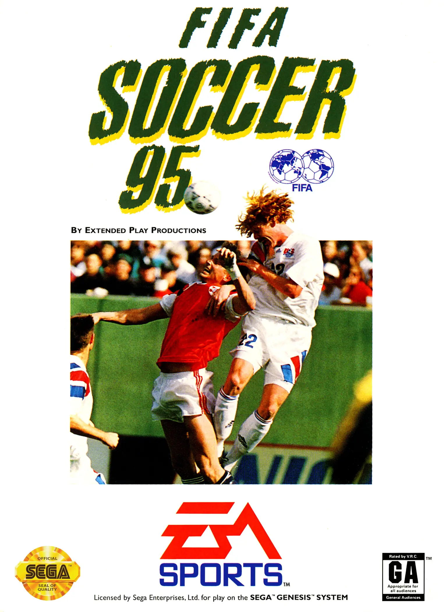 Capa de FIFA Soccer 95