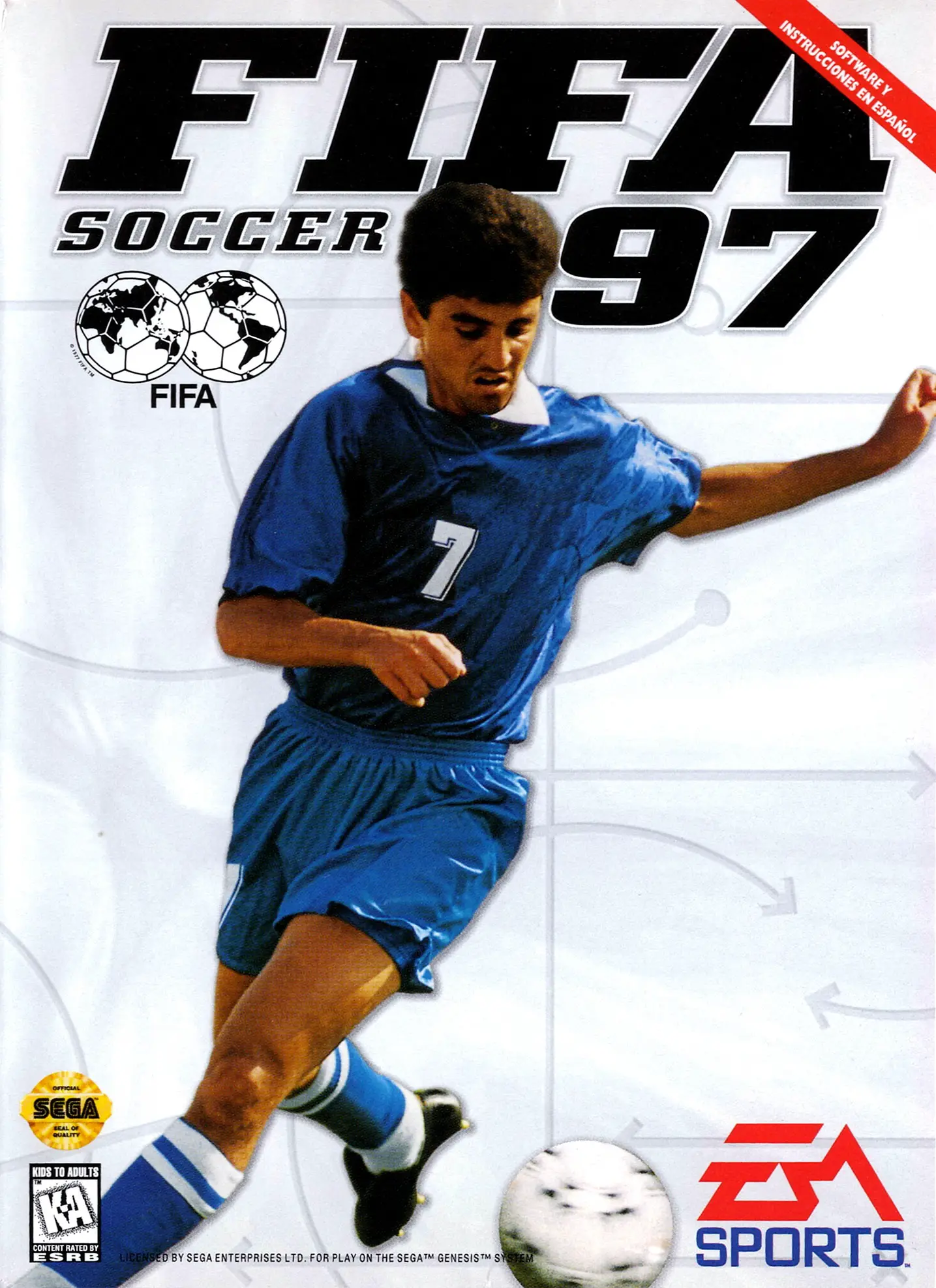 Capa de FIFA Soccer 97