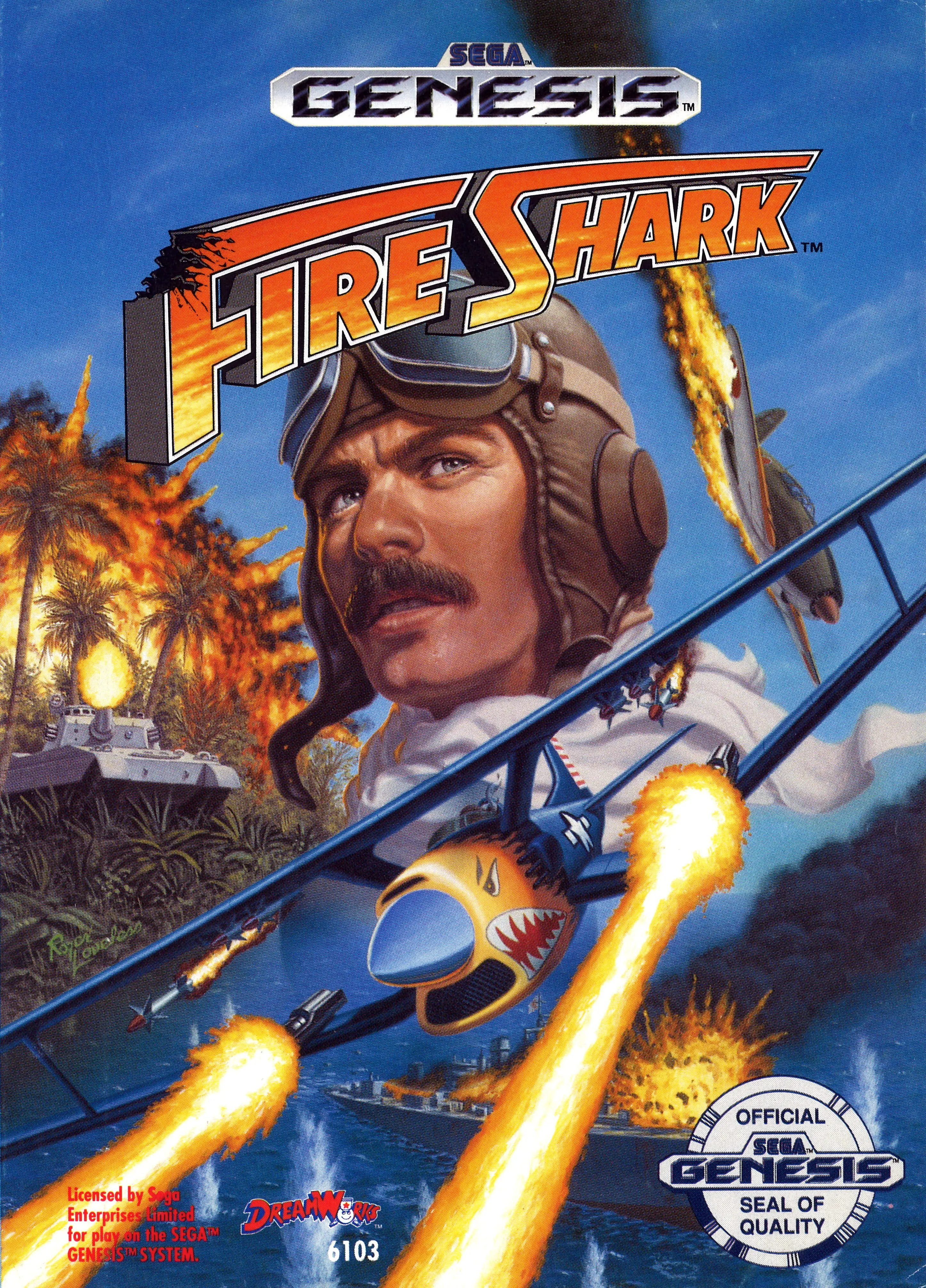 Capa de Fire Shark