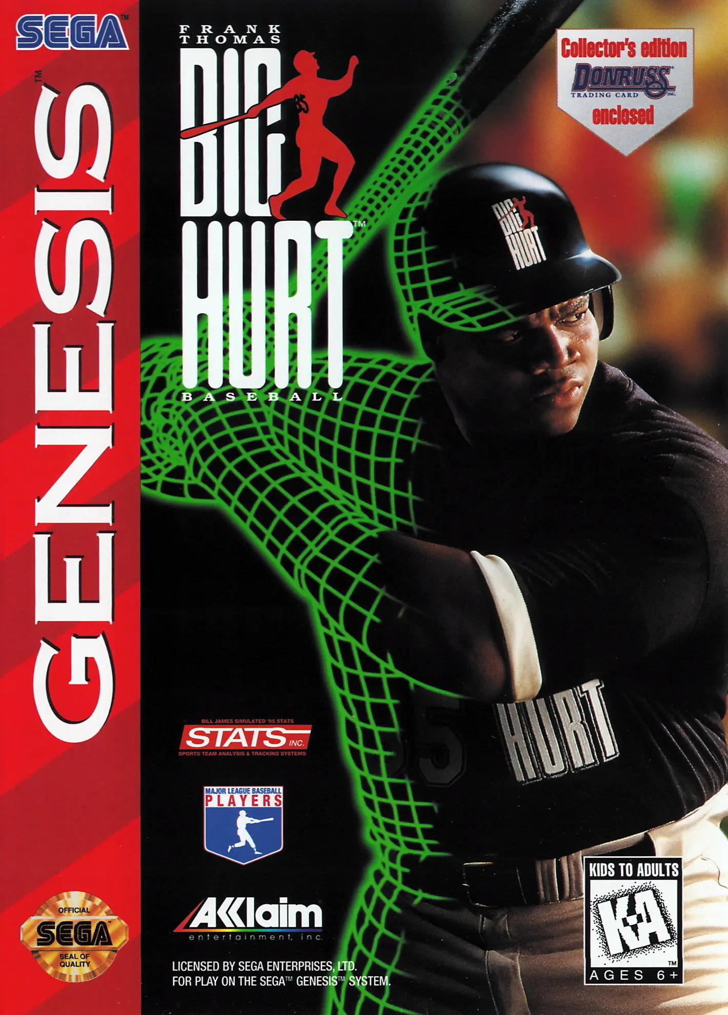 Capa de Frank Thomas Big Hurt Baseball