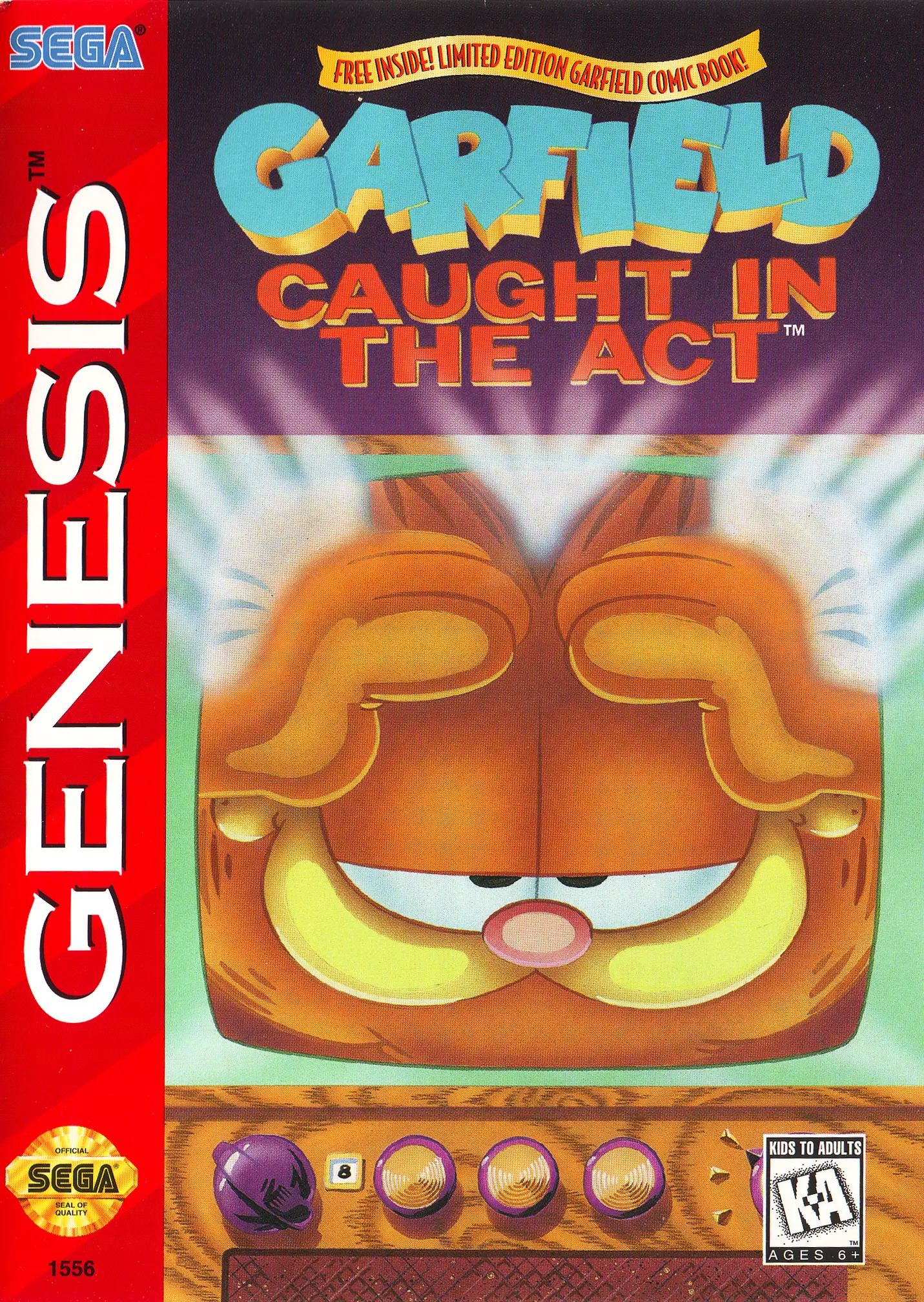 Capa de Garfield: Caught in the Act