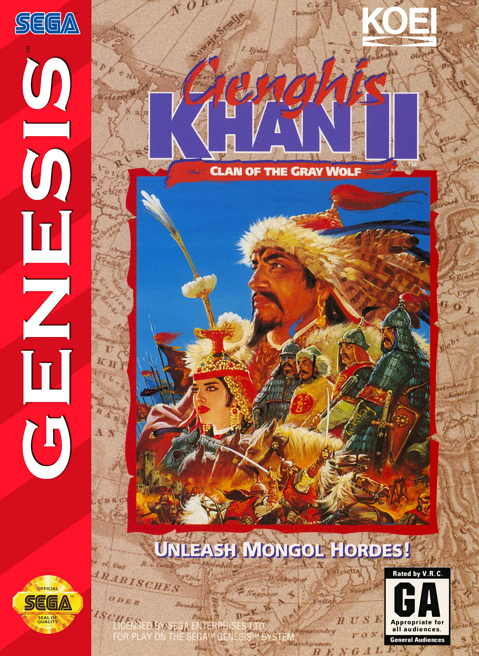 Capa de Genghis Khan II: Clan of the Gray Wolf