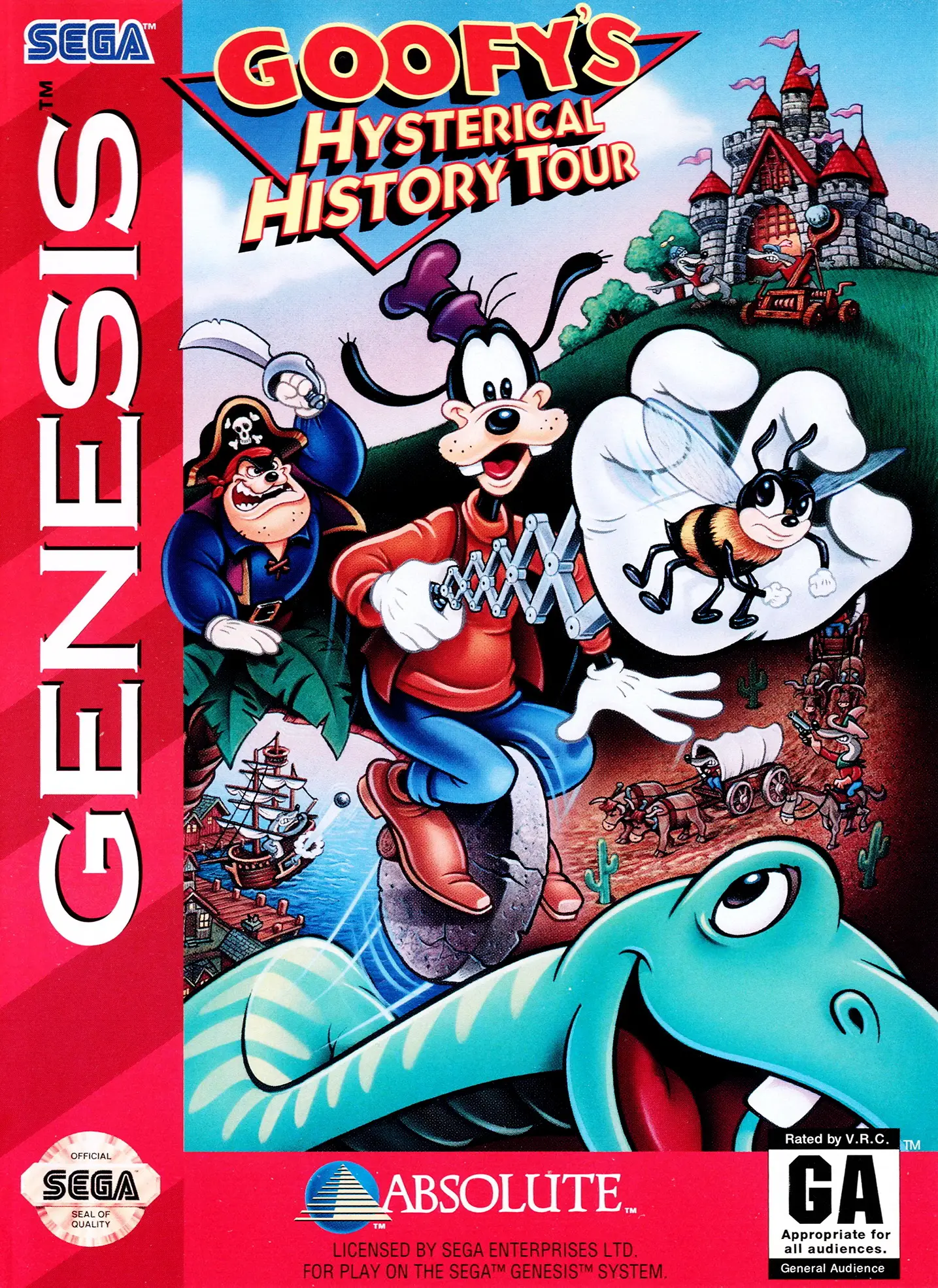 Capa de Goofy's Hysterical History Tour