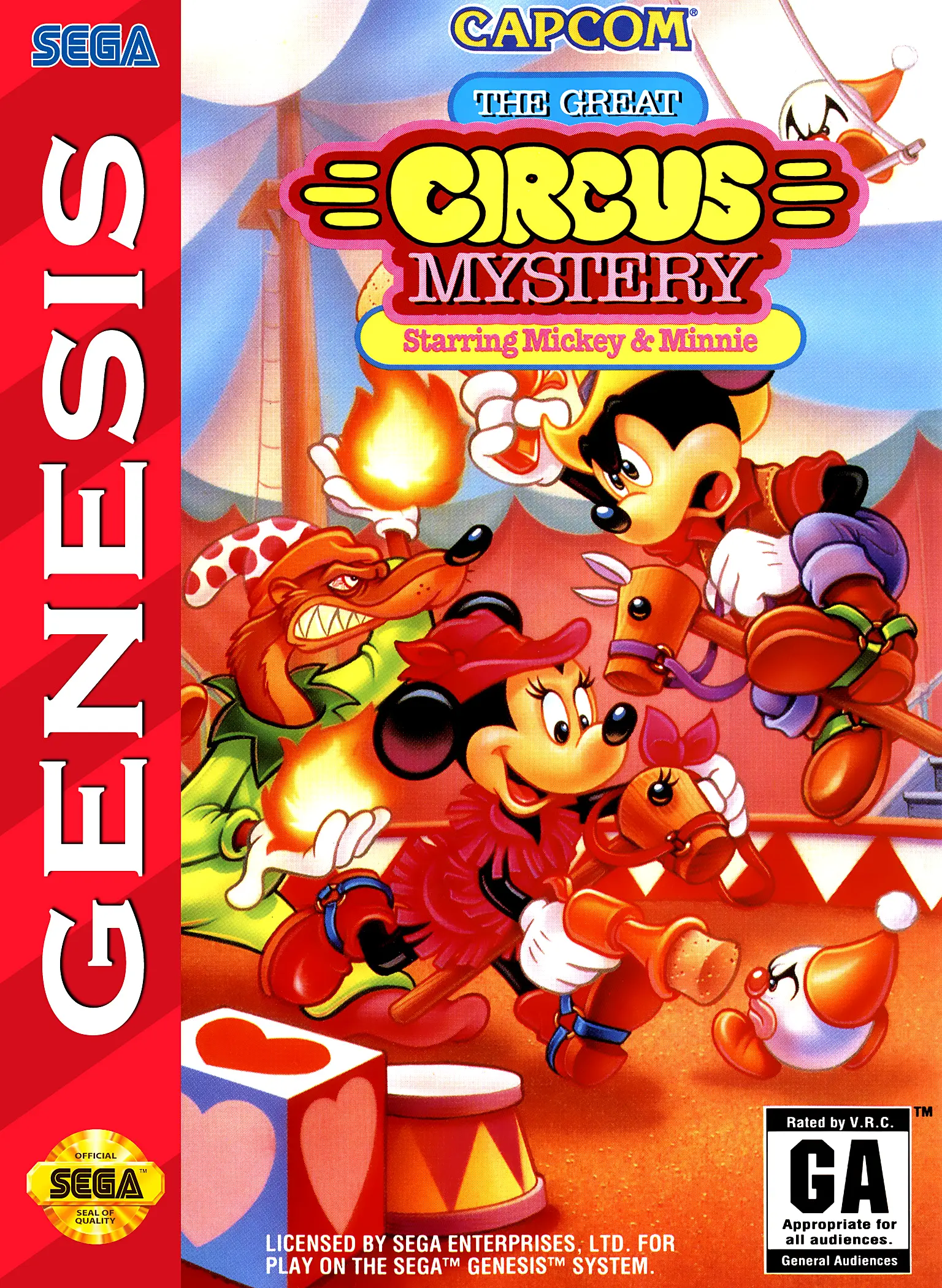 Capa de Great Circus Mystery Starring Mickey & Minnie