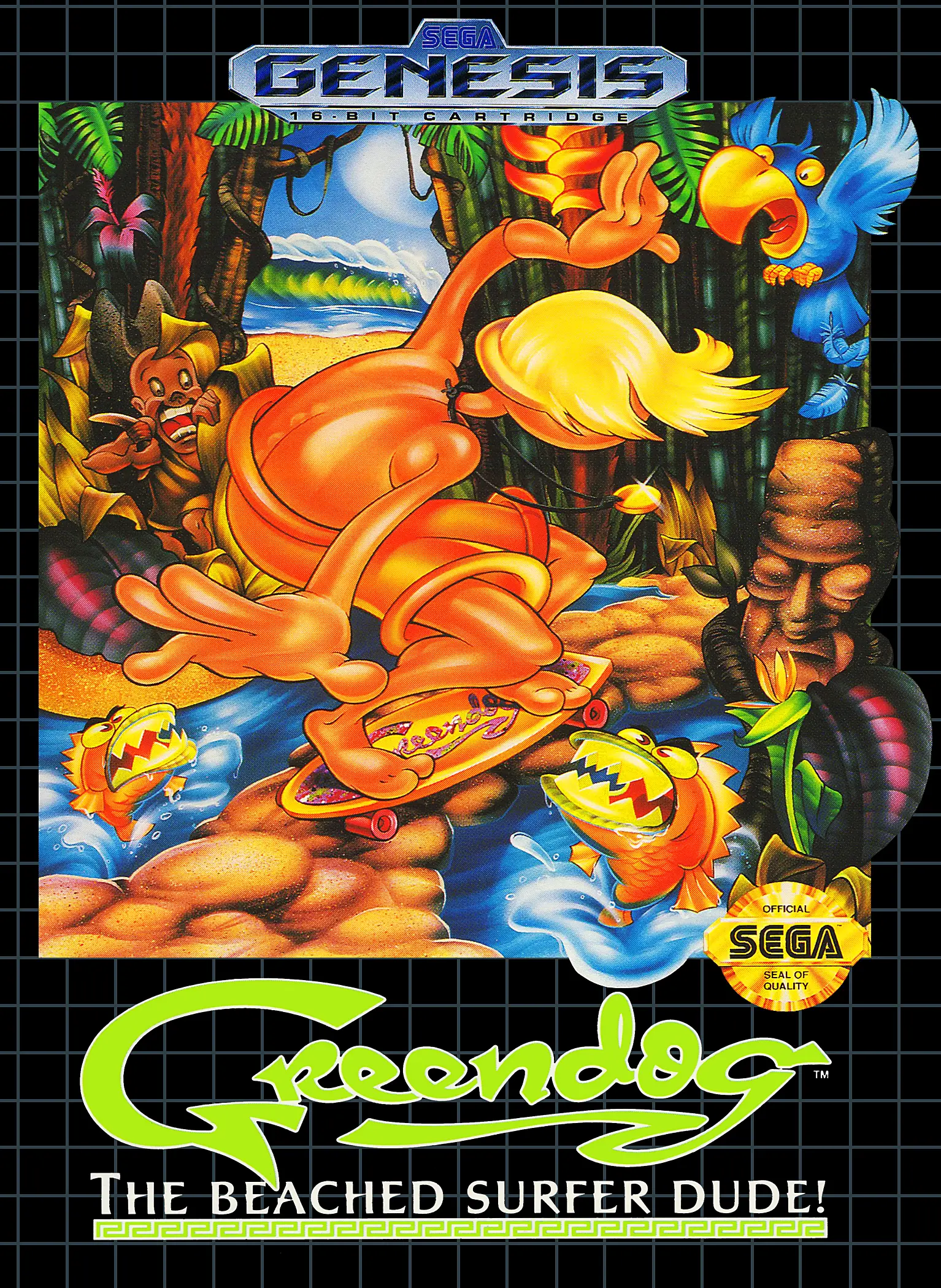 Capa de Greendog: The Beached Surfer Dude!