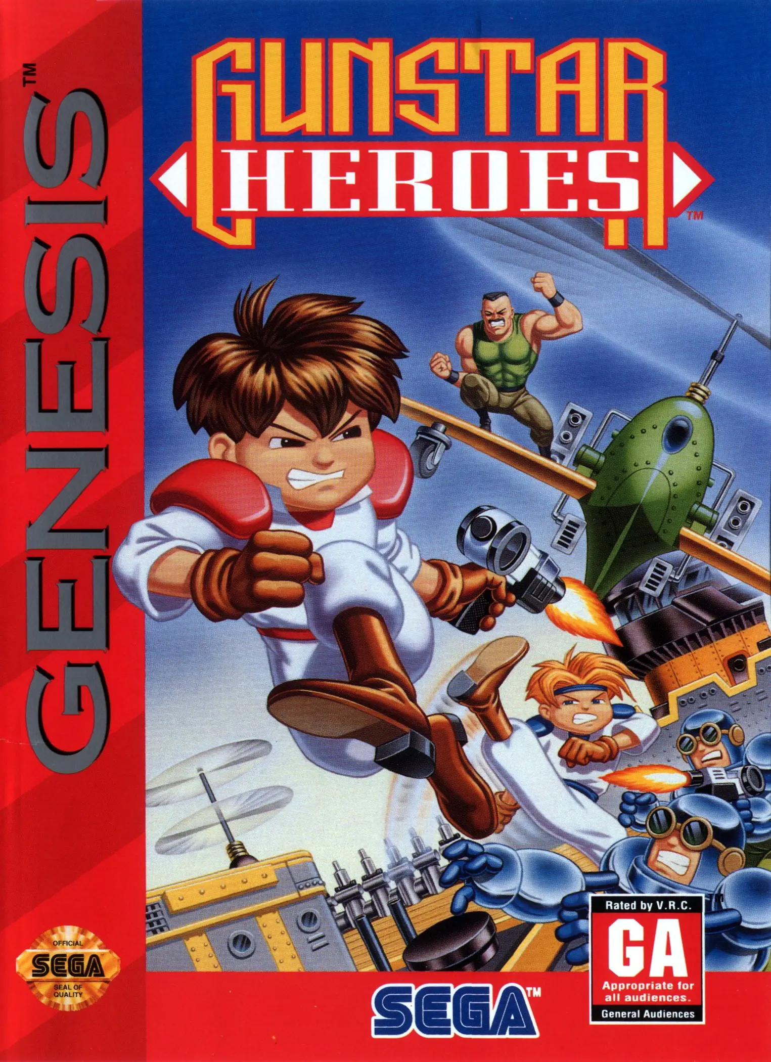 Capa de Gunstar Heroes