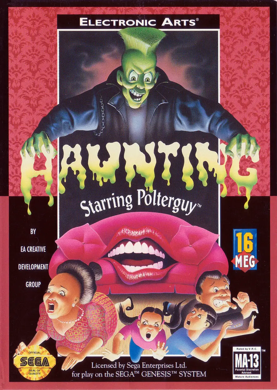 Capa de Haunting Starring Polterguy