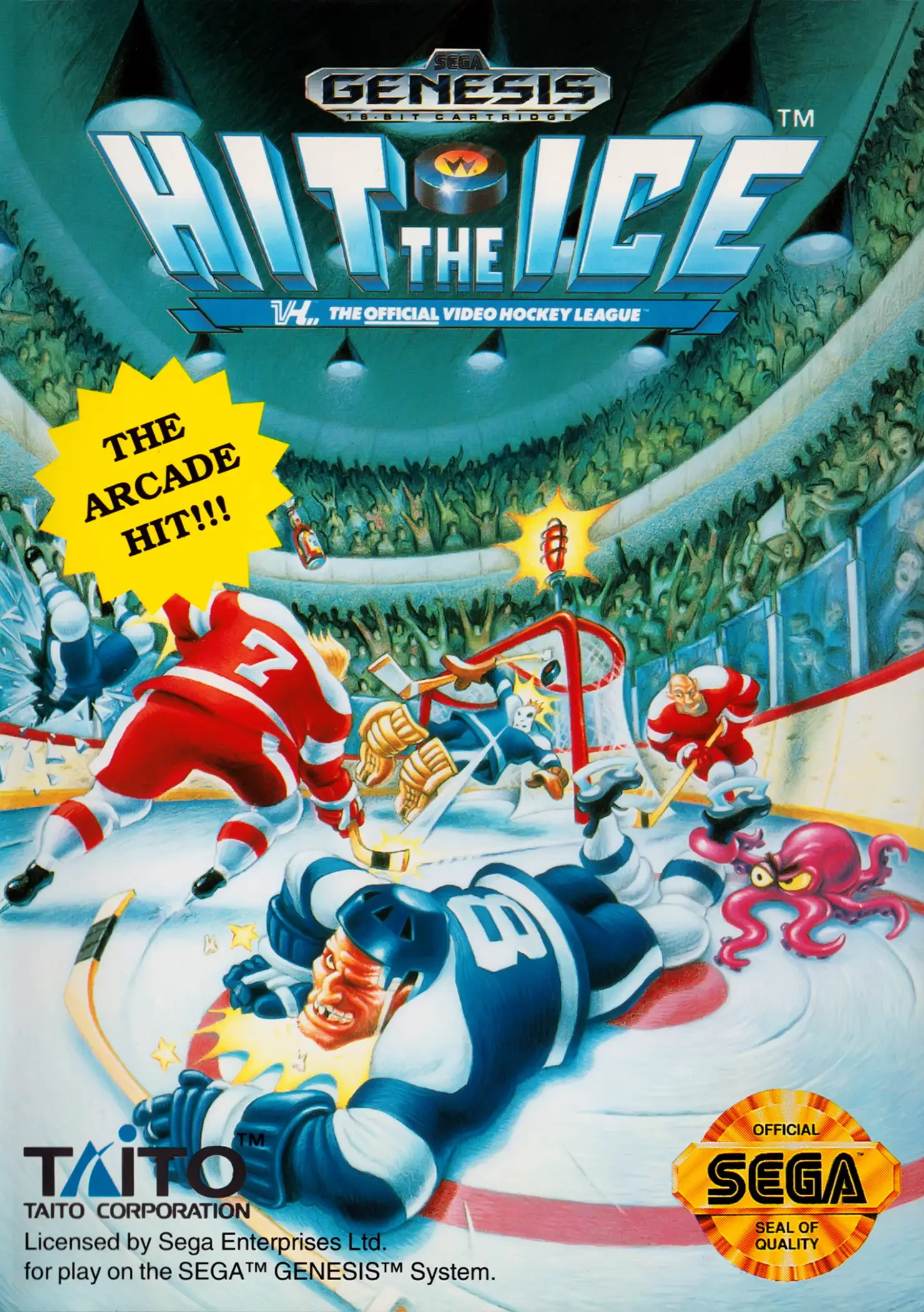 Capa de Hit the Ice: The Video Hockey League