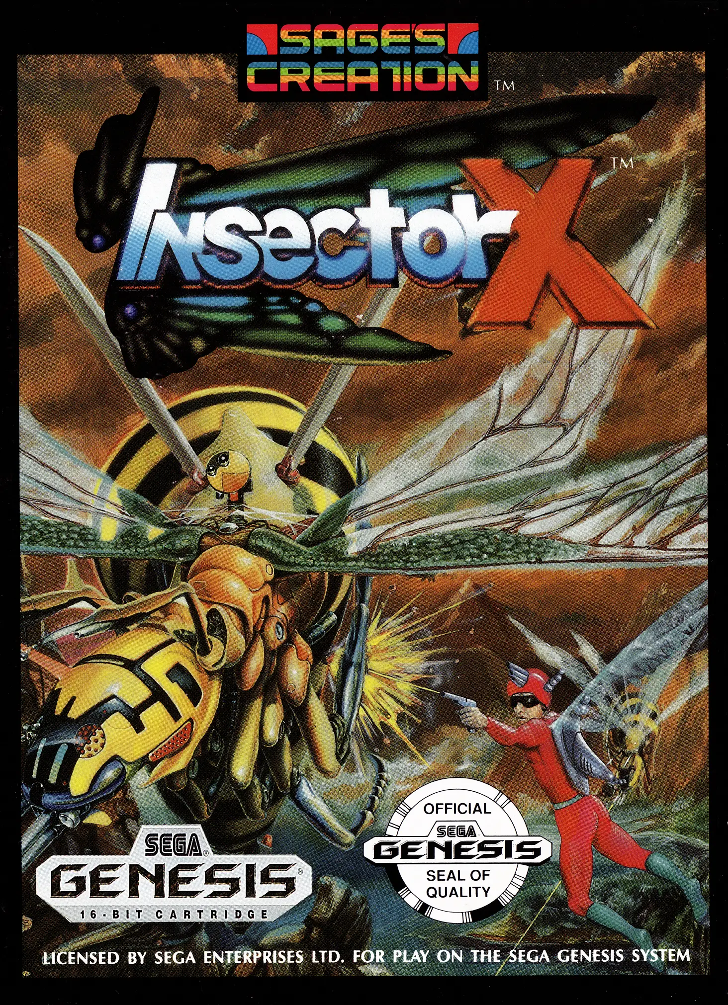 Capa de Insector X