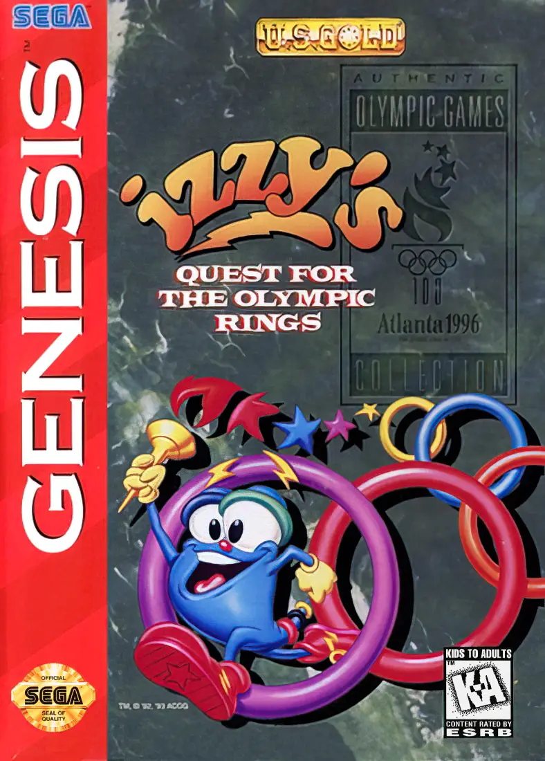 Capa de Izzy's Quest for the Olympic Rings