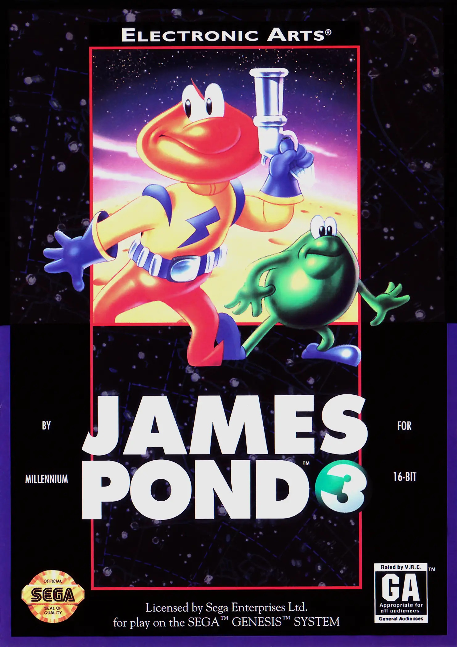 Capa de James Pond 3: Operation Starfish