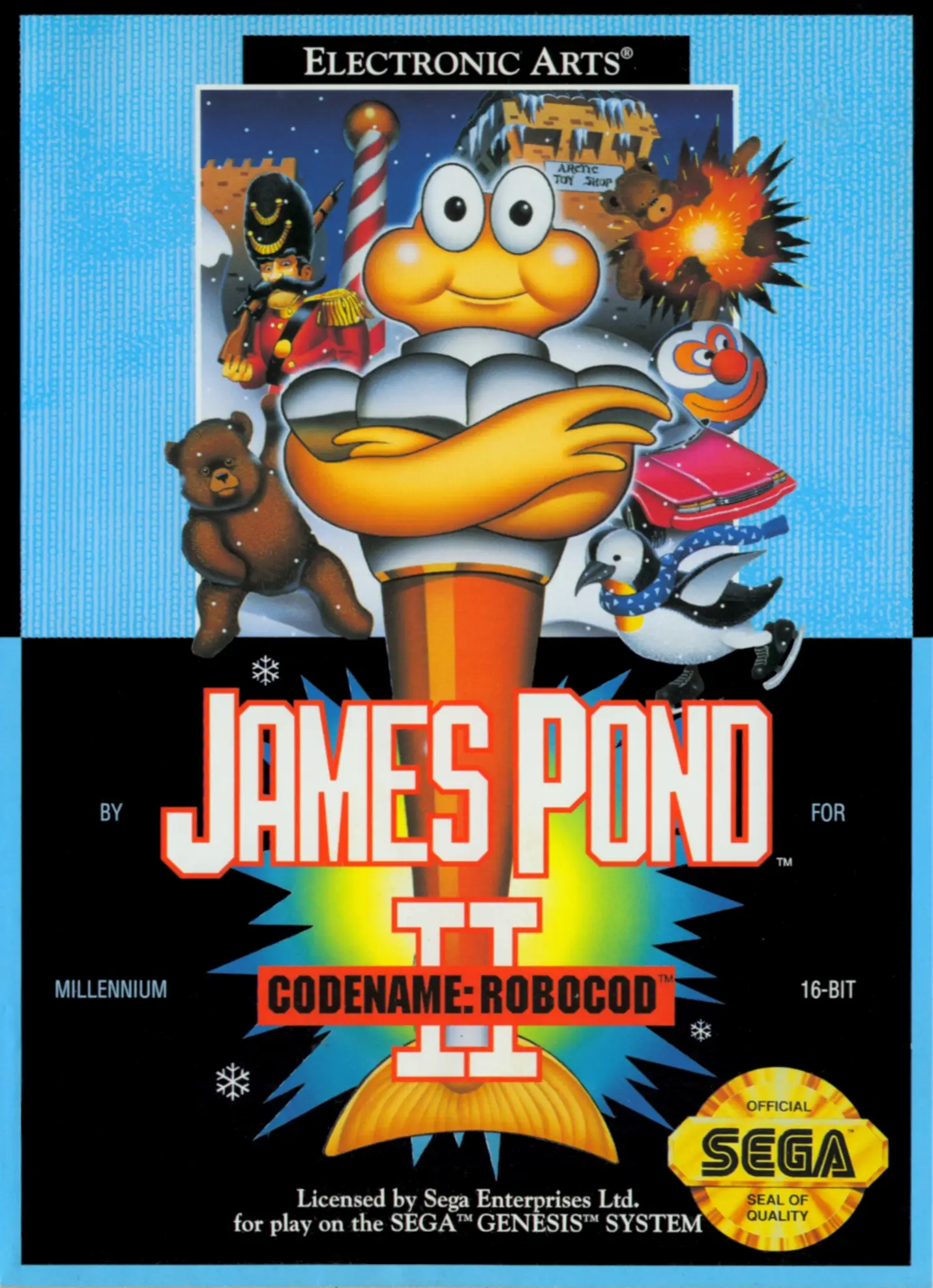 Capa de James Pond II: Codename: Robocod