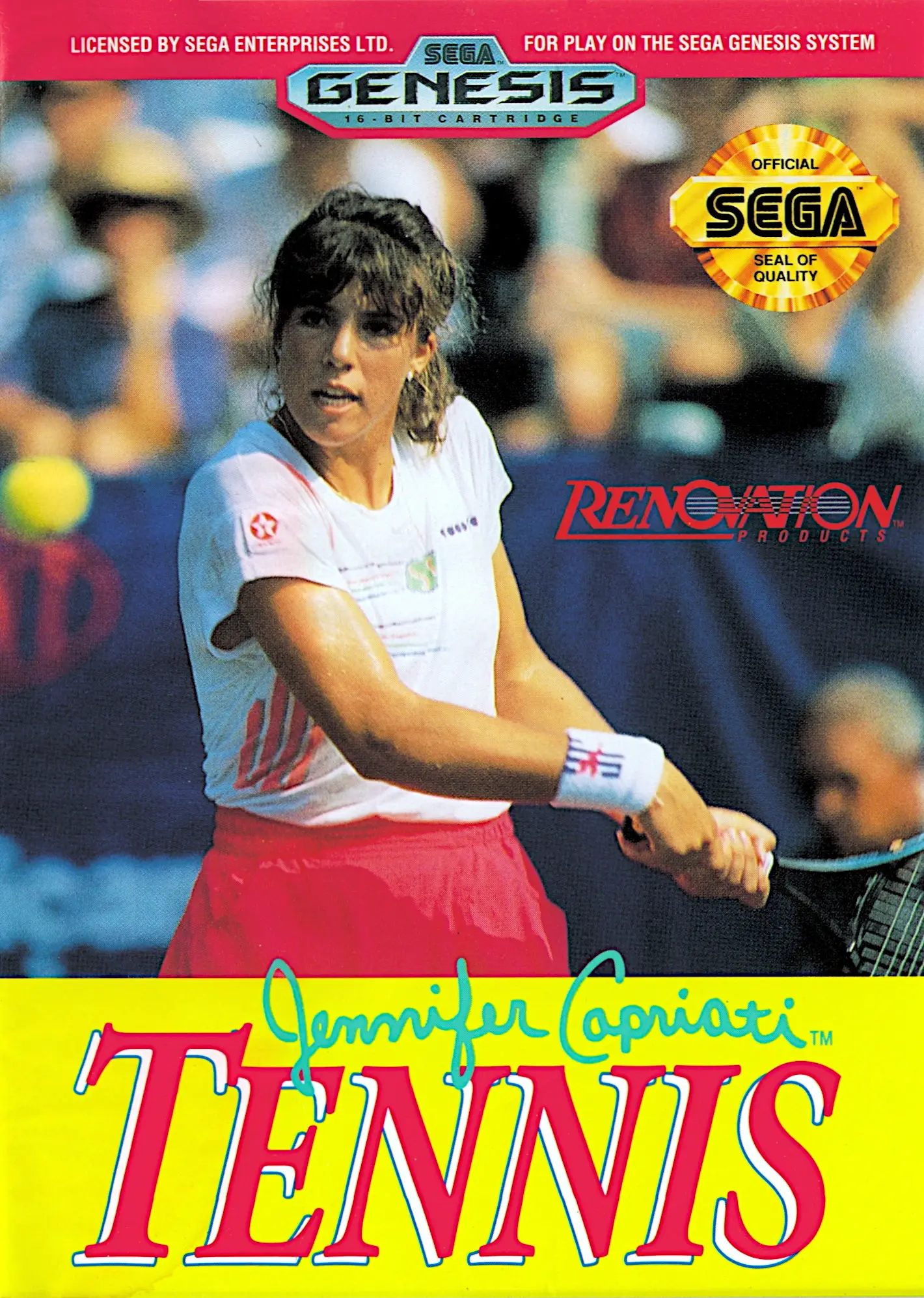 Capa de Jennifer Capriati Tennis