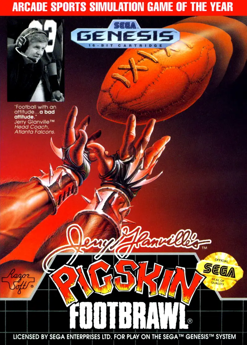 Capa de Jerry Glanville's Pigskin Footbrawl