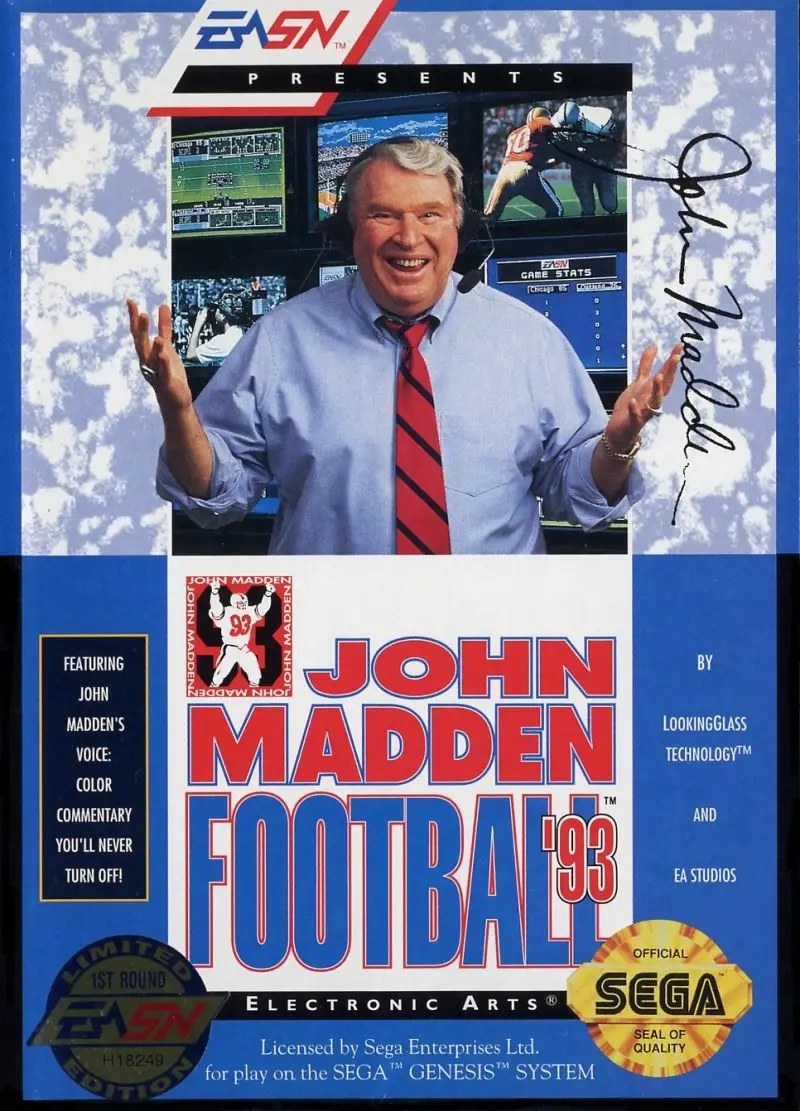 Capa de John Madden Football '93